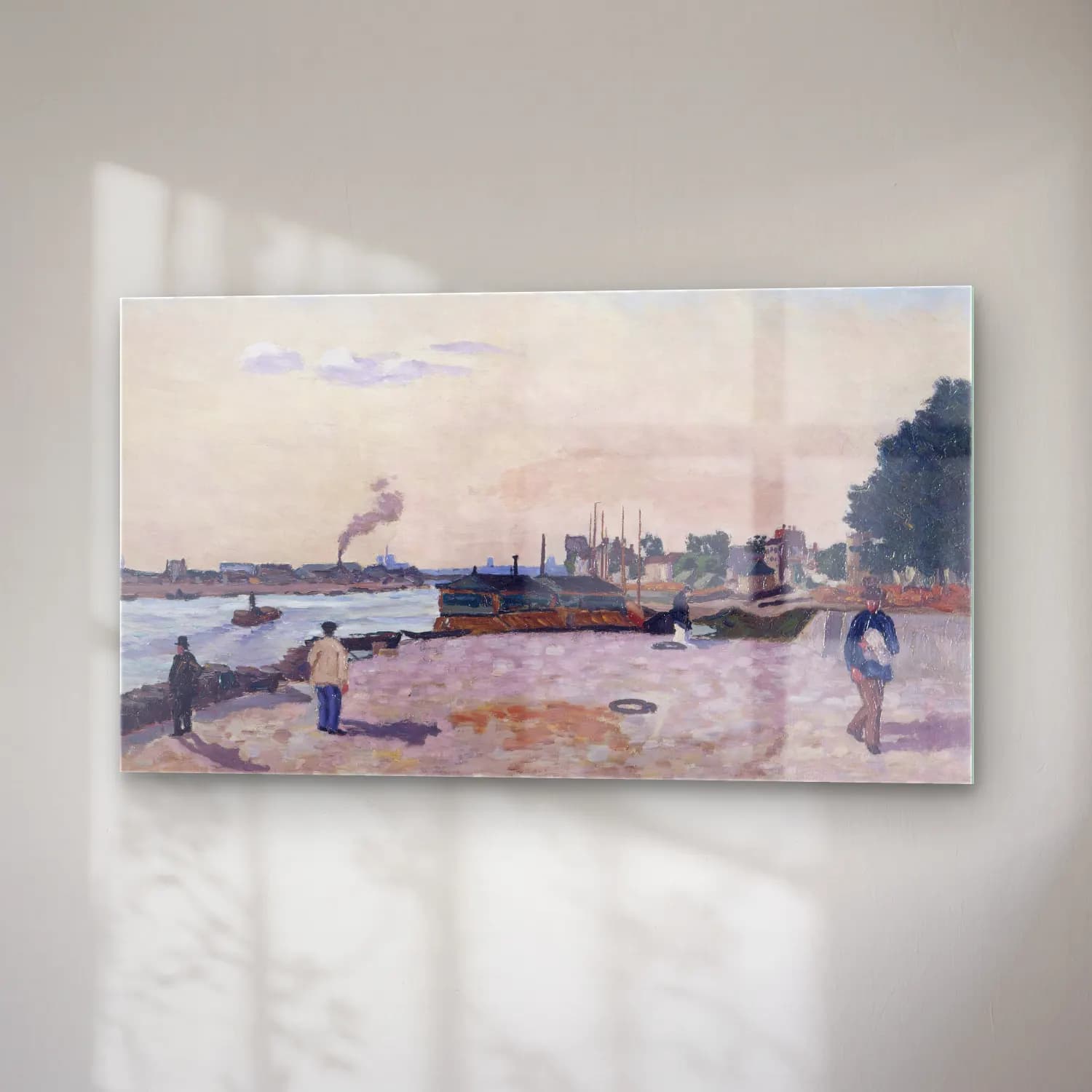 Armand Guillaumin – Le quai de Bercy cam tablo — sağ açıdan görünüm