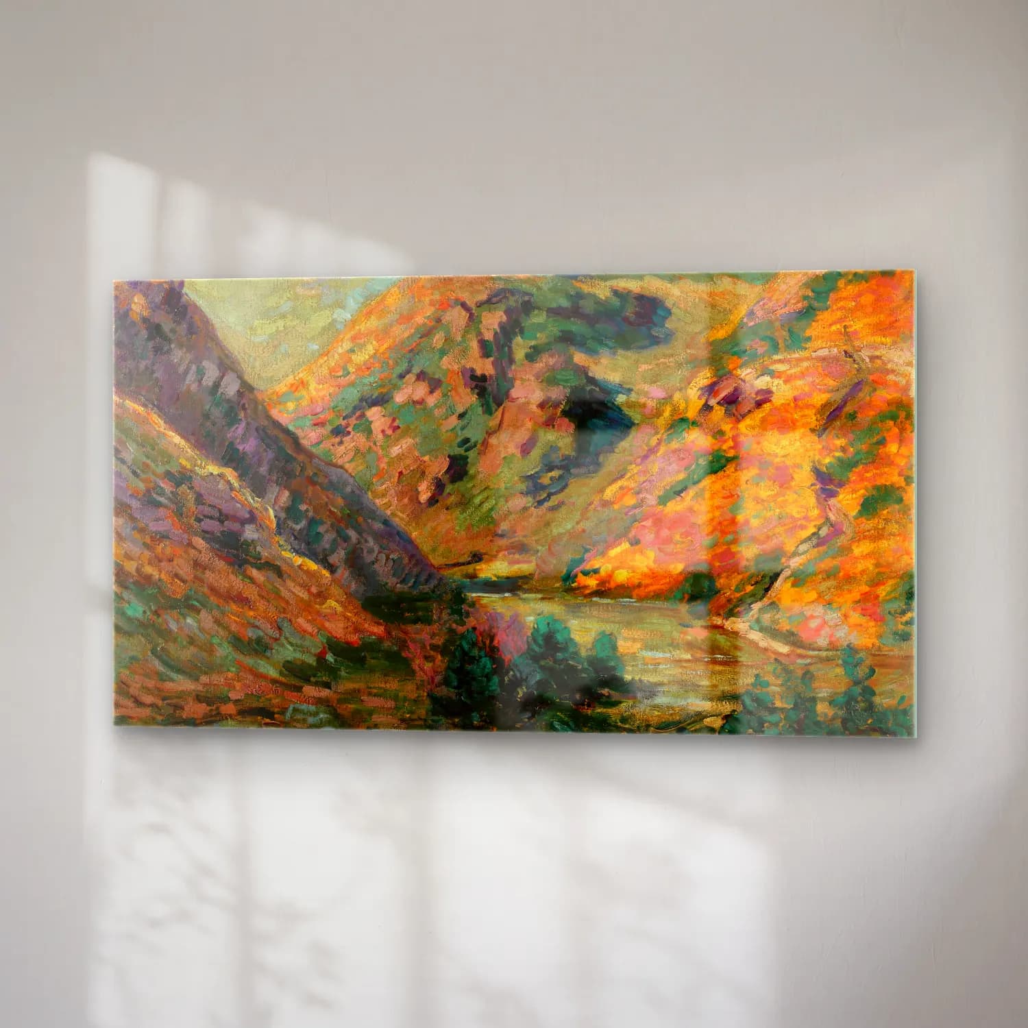 Armand Guillaumin – Les Carolles, Vallée de la Lude cam tablo — sağ açıdan görünüm