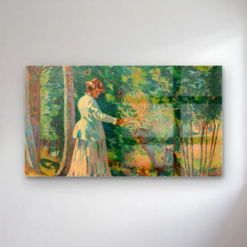 Armand Guillaumin – Madame Guillaumin (circa 1894) cam tablo — Armand Guillaumin – Madame Guillaumin (circa 1894) — empresyonist tenis