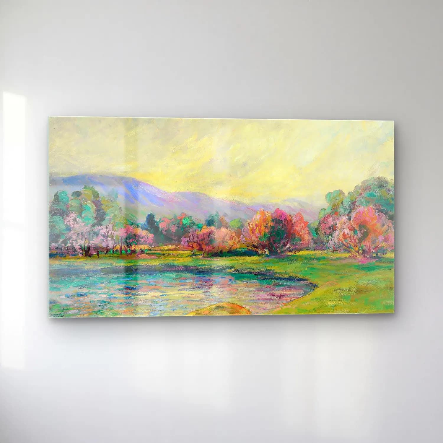 Armand Guillaumin – Paysage (circa 1910) cam tablo — sol açıdan görünüm