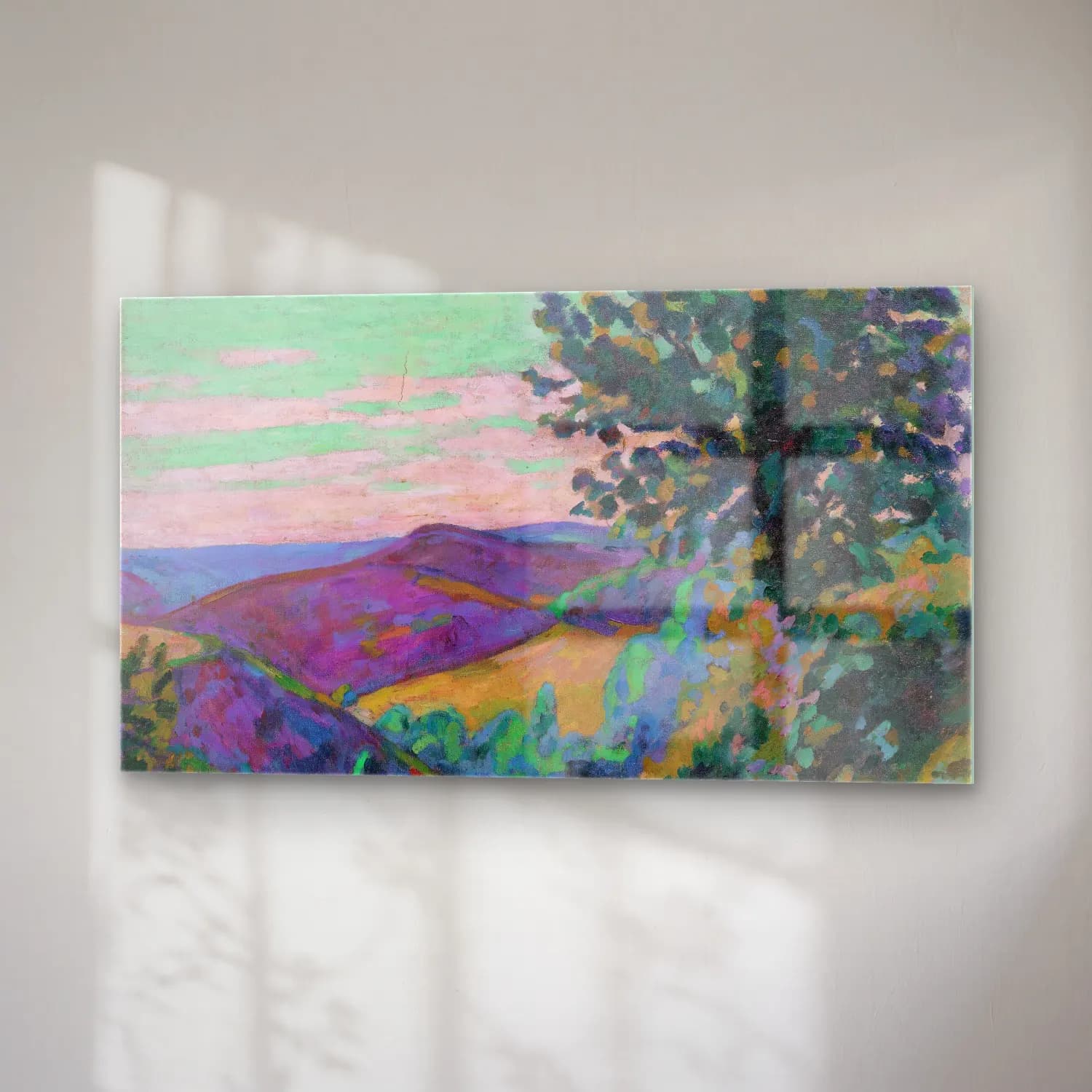 Armand Guillaumin – Paysage De Crozant cam tablo — sağ açıdan görünüm