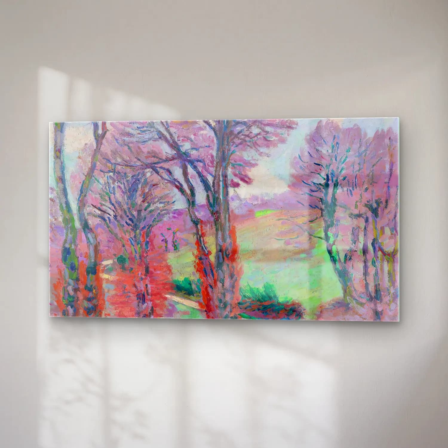 Armand Guillaumin – Paysage De La Creuse (circa 1902) cam tablo — sağ açıdan görünüm
