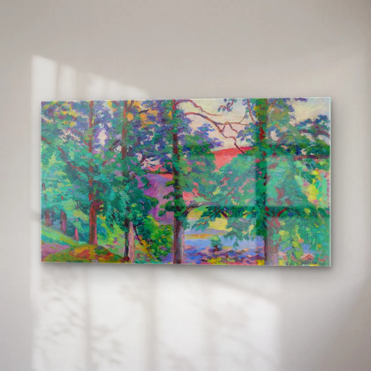 Armand Guillaumin – Paysage De La Creuse (circa 1910) cam tablo — sağ açıdan görünüm