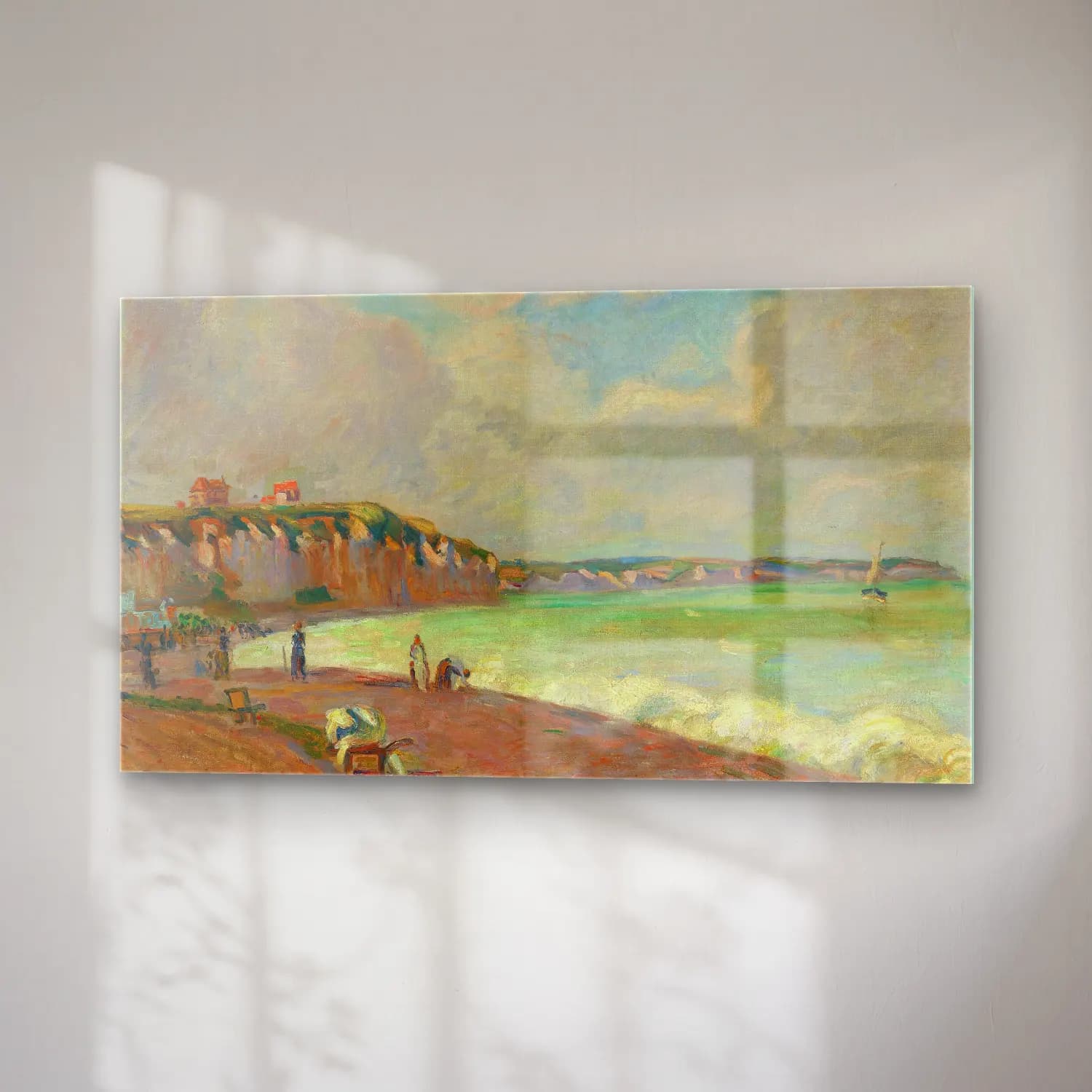 Armand Guillaumin – Paysage De La Manche (circa 1890) cam tablo — sağ açıdan görünüm
