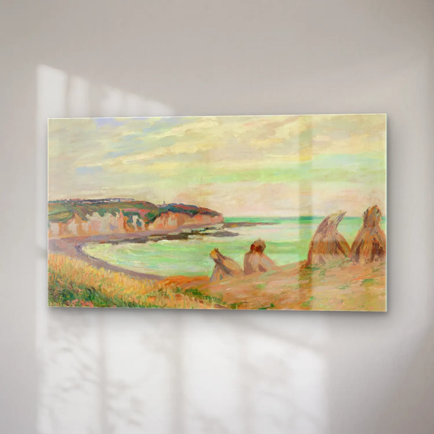 Armand Guillaumin – Paysage De La Manche (circa 1902) cam tablo — sağ açıdan görünüm