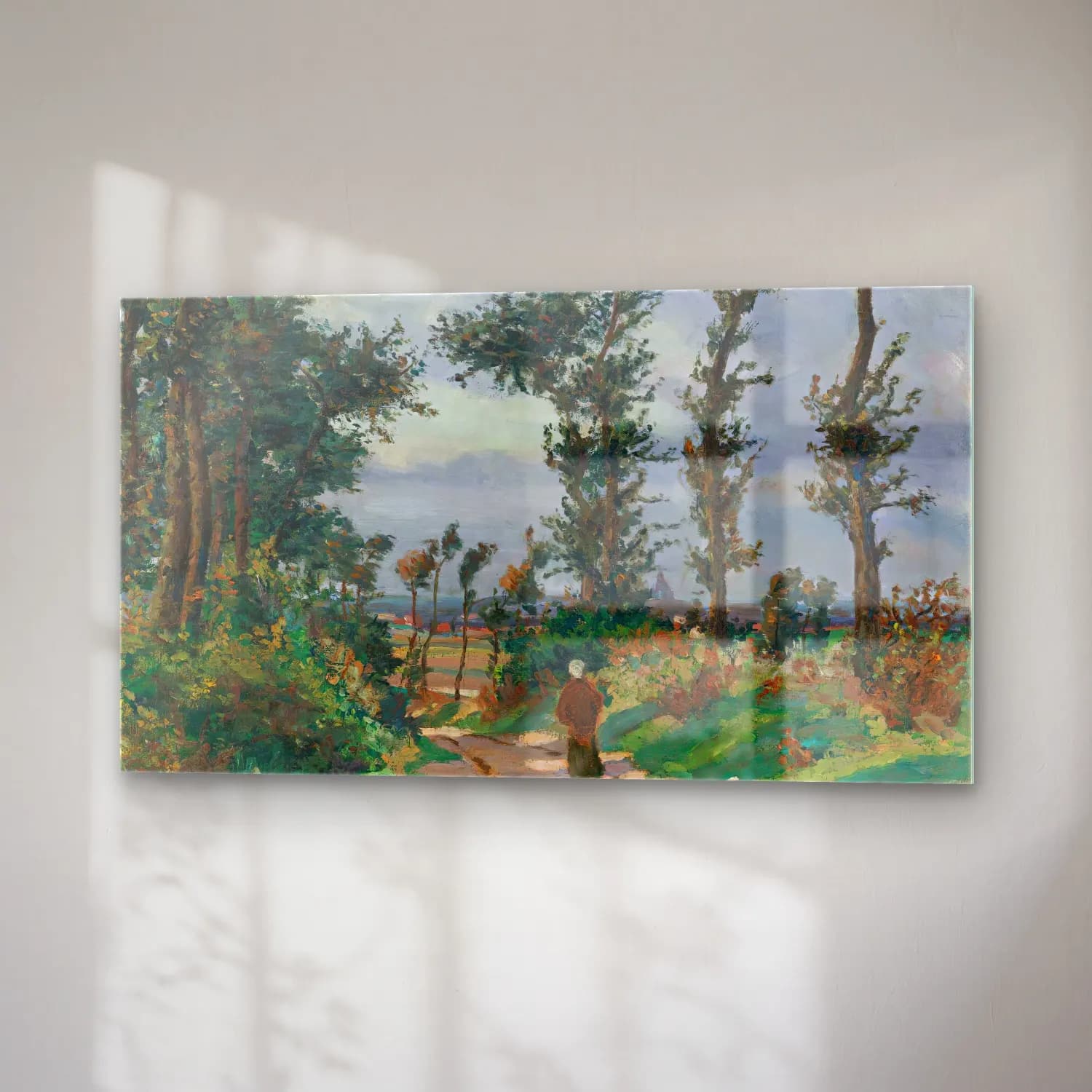 Armand Guillaumin – Paysage D’île De France cam tablo — sağ açıdan görünüm