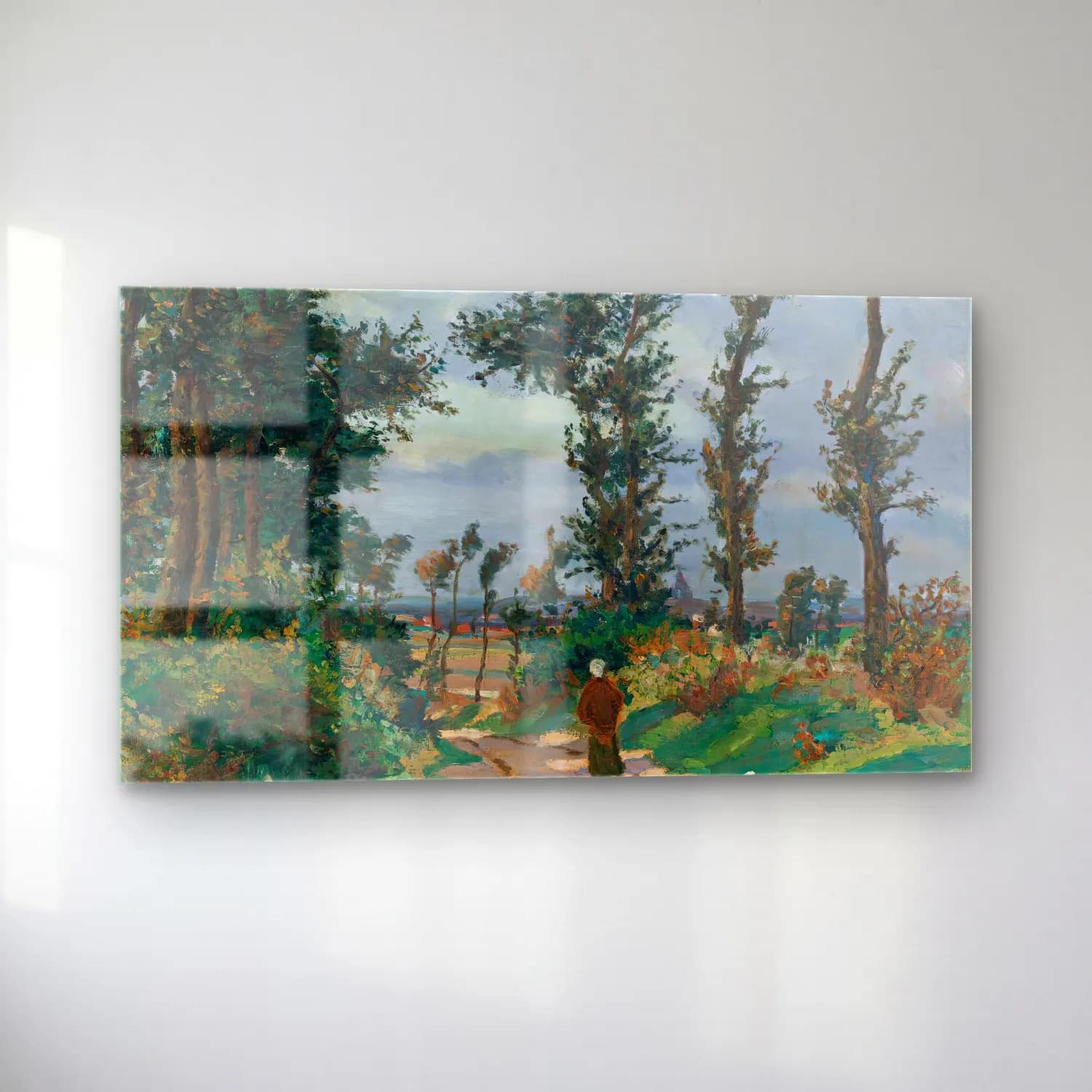 Armand Guillaumin – Paysage D’île De France cam tablo — sol açıdan görünüm