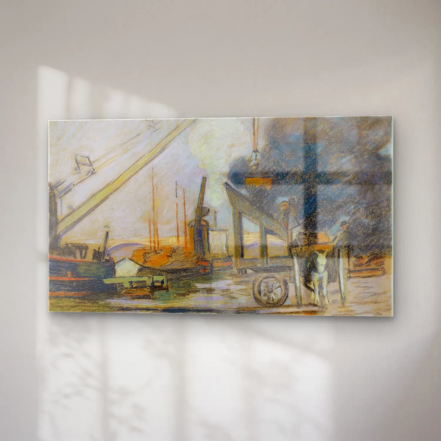 Armand Guillaumin – Quai de la Rapée, Paris cam tablo — sağ açıdan görünüm