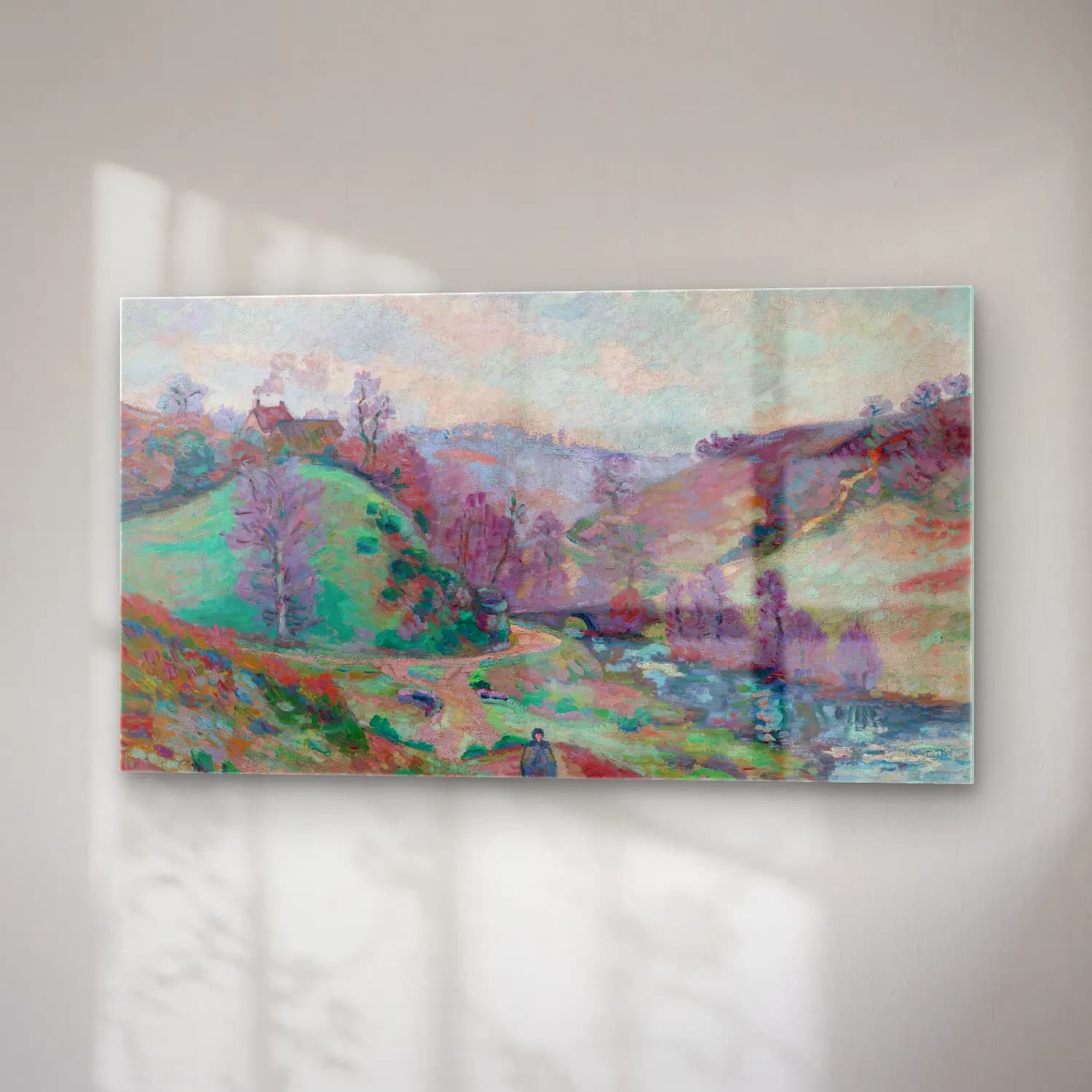 Armand Guillaumin – Saint Palais (circa 1909) cam tablo — sağ açıdan görünüm