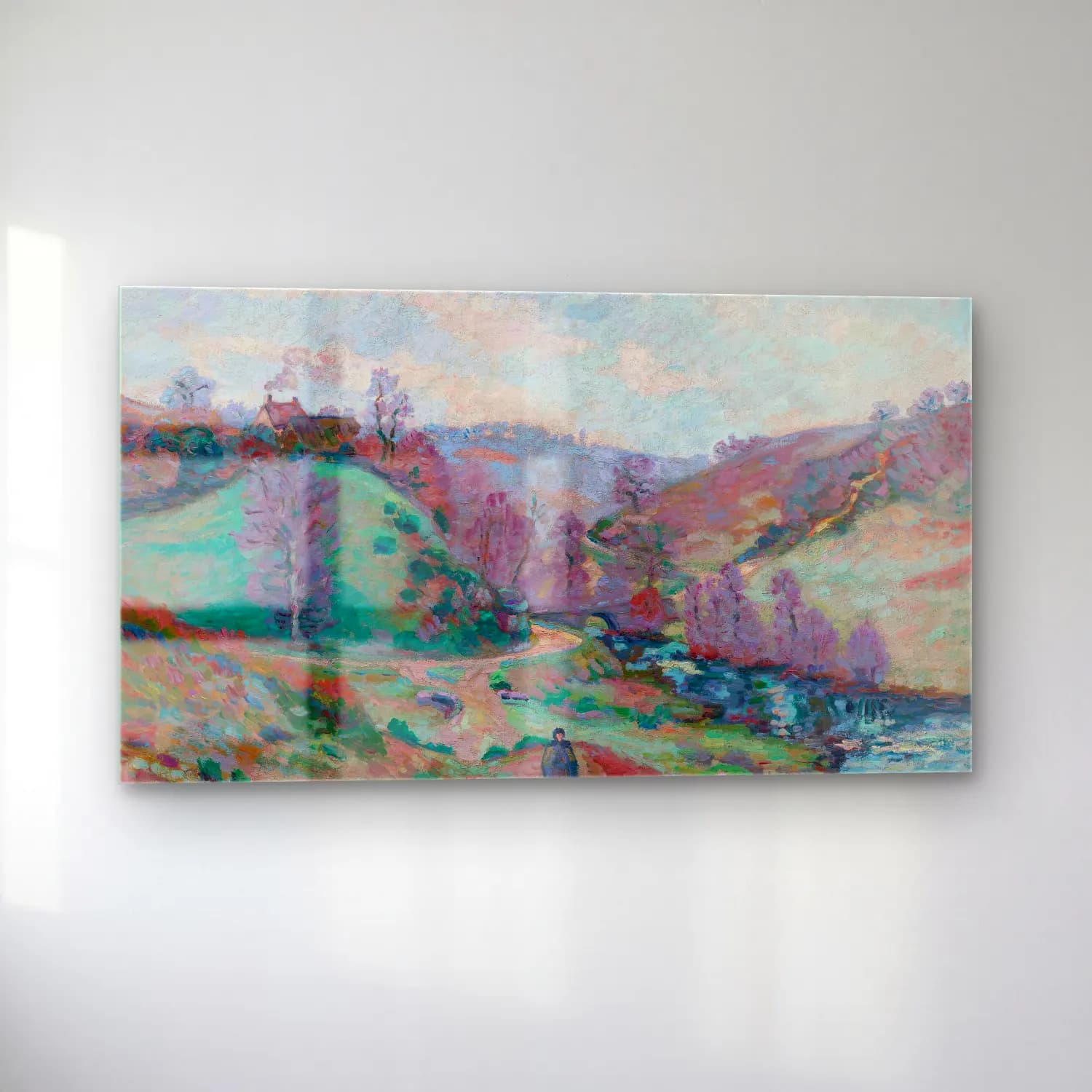 Armand Guillaumin – Saint Palais (circa 1909) cam tablo — sol açıdan görünüm