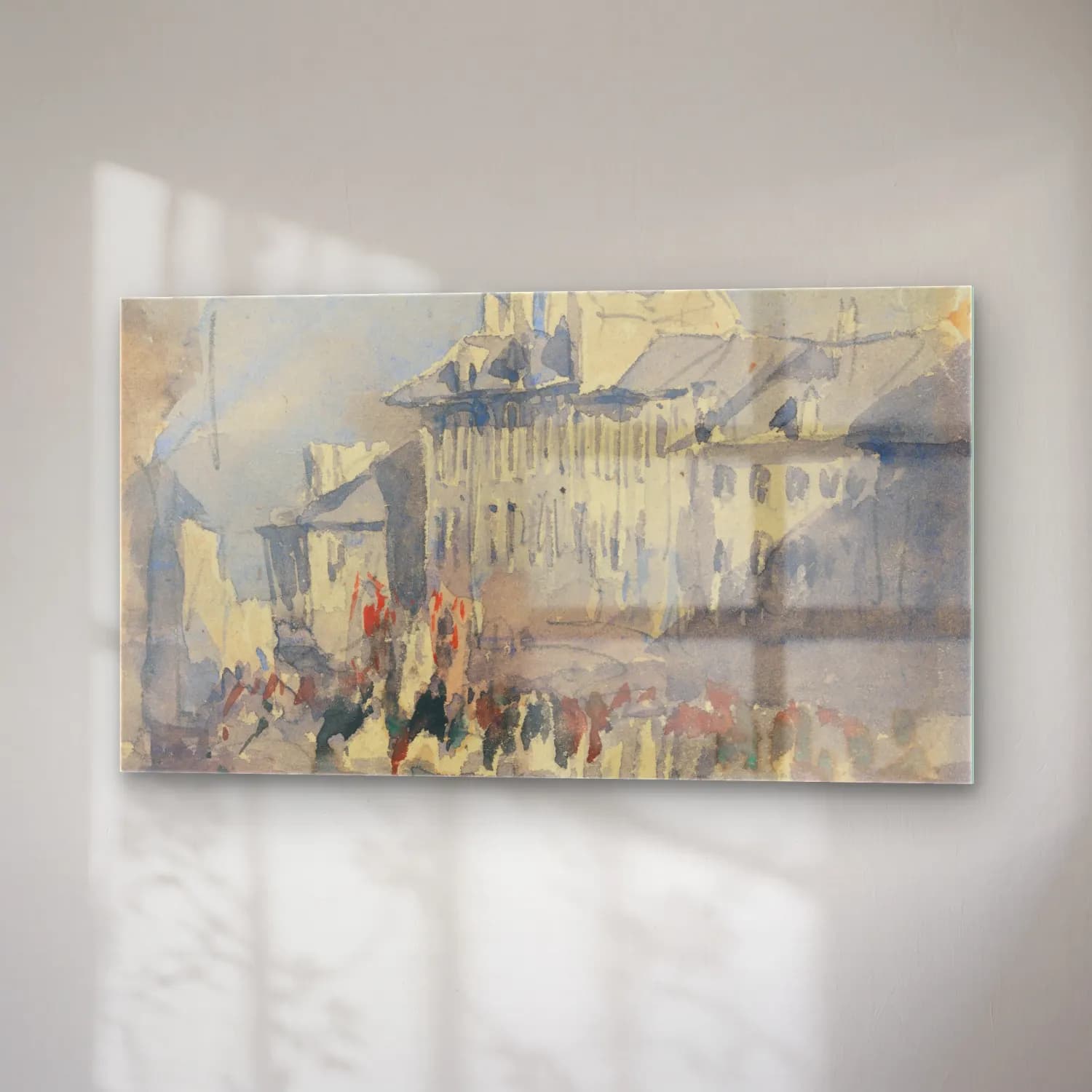 David Cox – A Religious Procession cam tablo — sağ açıdan görünüm