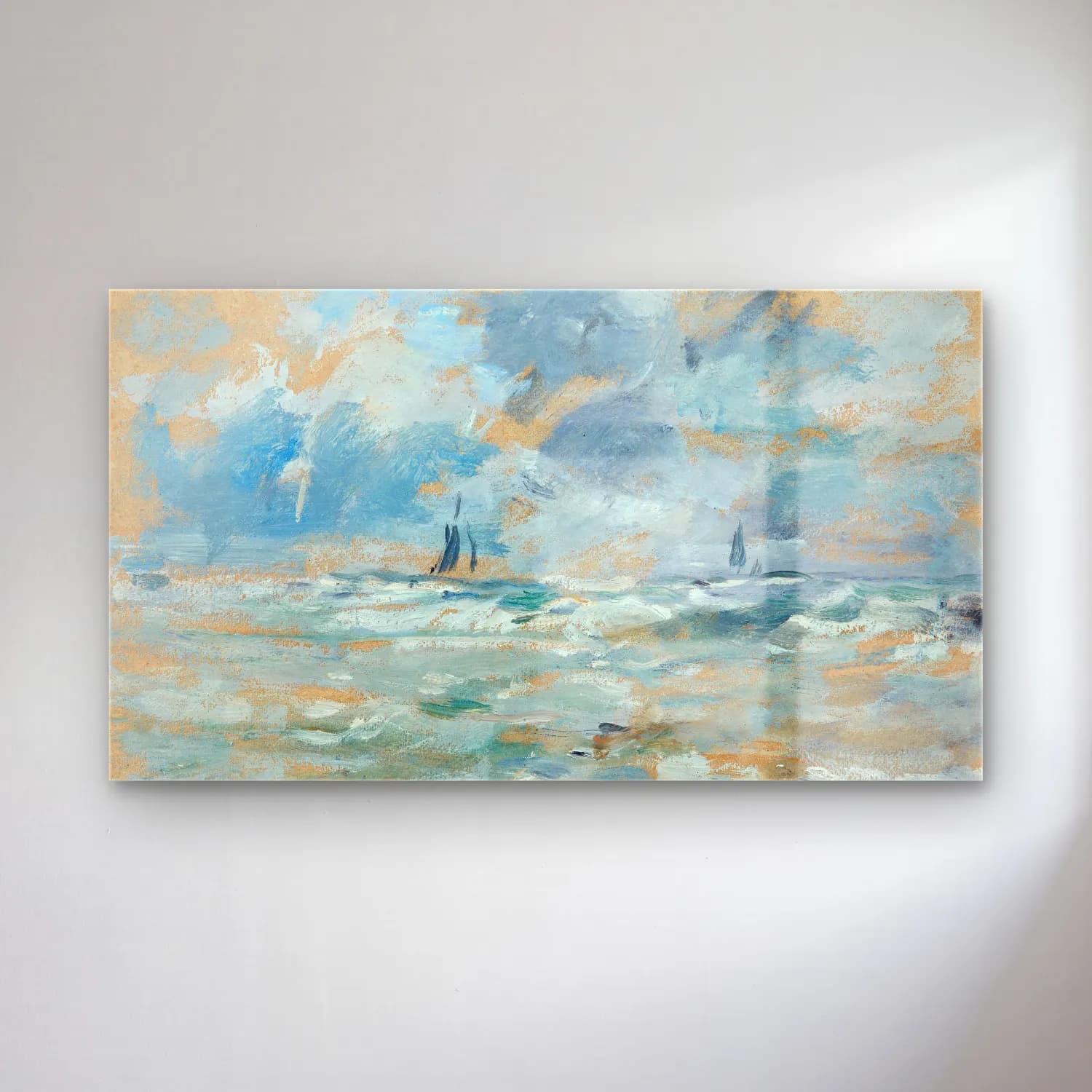Empresyonist Yelkenliler No. 5 cam tablo — Empresyonist Yelkenliler No. 5 — empresyonist yelkenliler