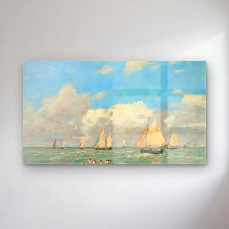 Empresyonist Yelkenliler No. 6 cam tablo — Empresyonist Yelkenliler No. 6 — empresyonist yelkenliler