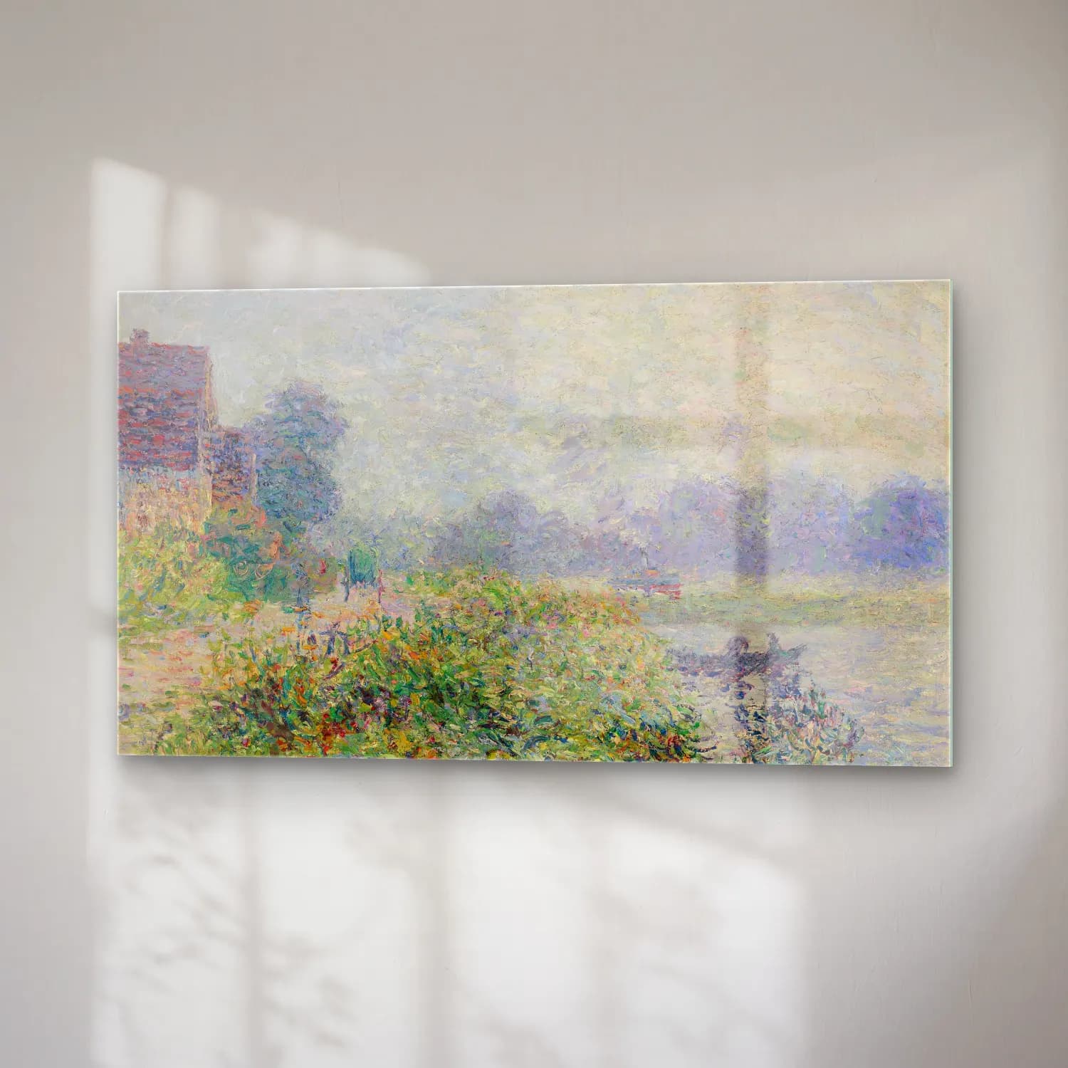 Gustave Loiseau – Bord de rivière (circa 1901) cam tablo — sağ açıdan görünüm