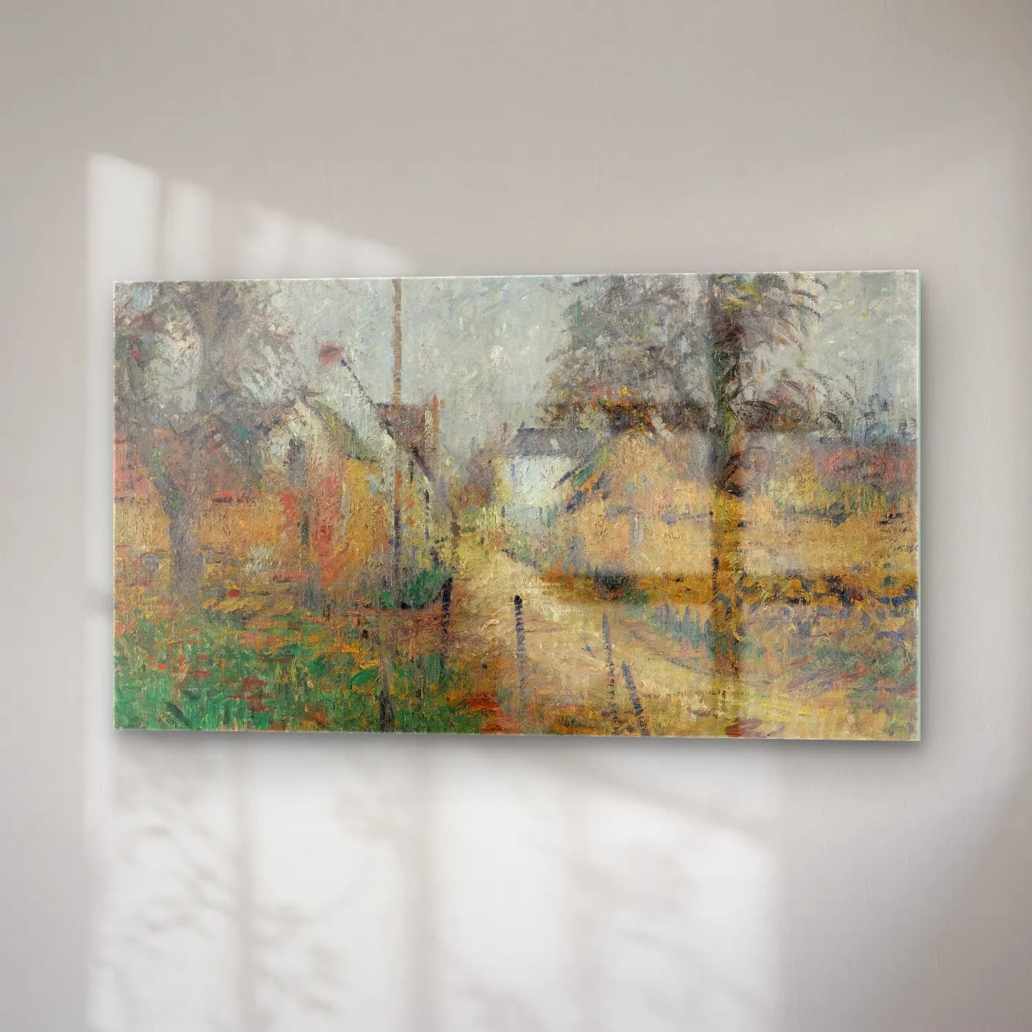 Gustave Loiseau – Ferme En Normandie cam tablo — sağ açıdan görünüm