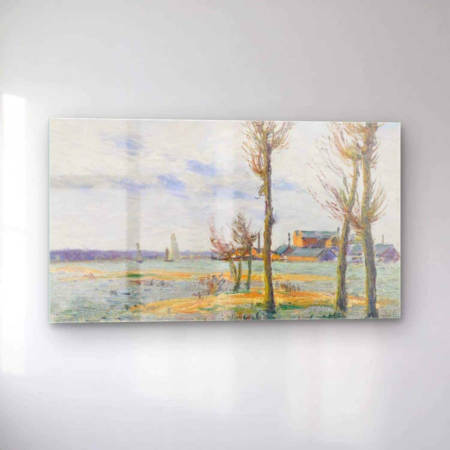 Gustave Loiseau – La Loire À Trentemouet cam tablo — sol açıdan görünüm