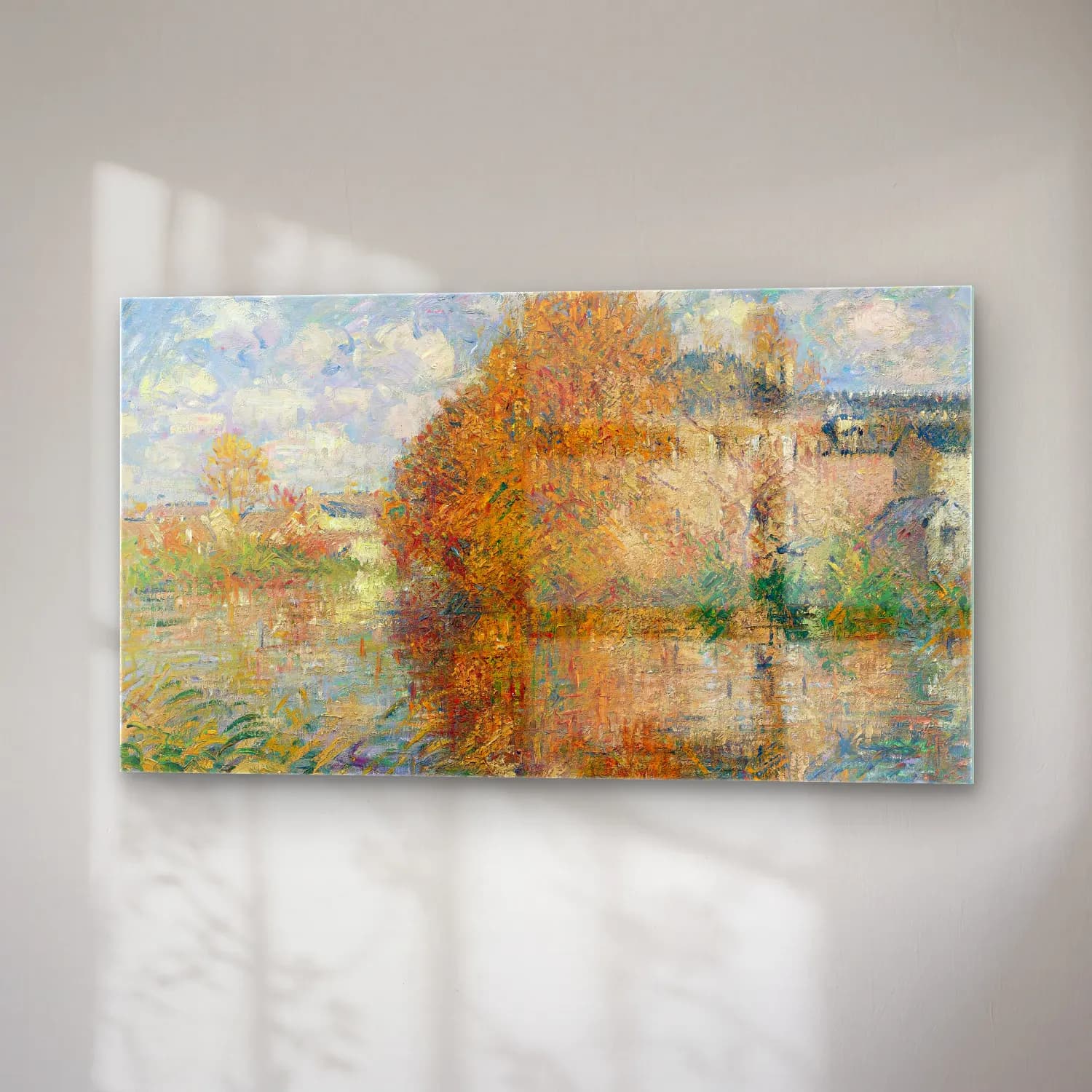 Gustave Loiseau – La Maison Cauchois, Bords De L’eure, Automne cam tablo — sağ açıdan görünüm