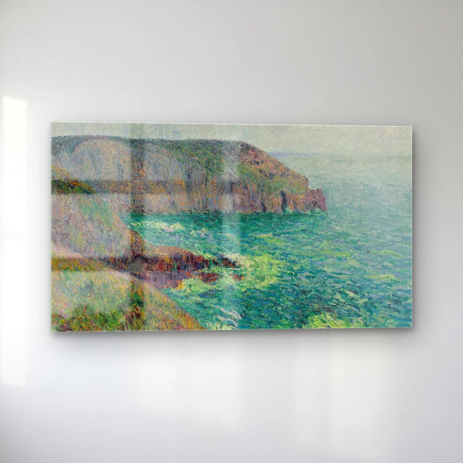 Gustave Loiseau – La Pointe Du Jars, Cap Frehel cam tablo — sol açıdan görünüm