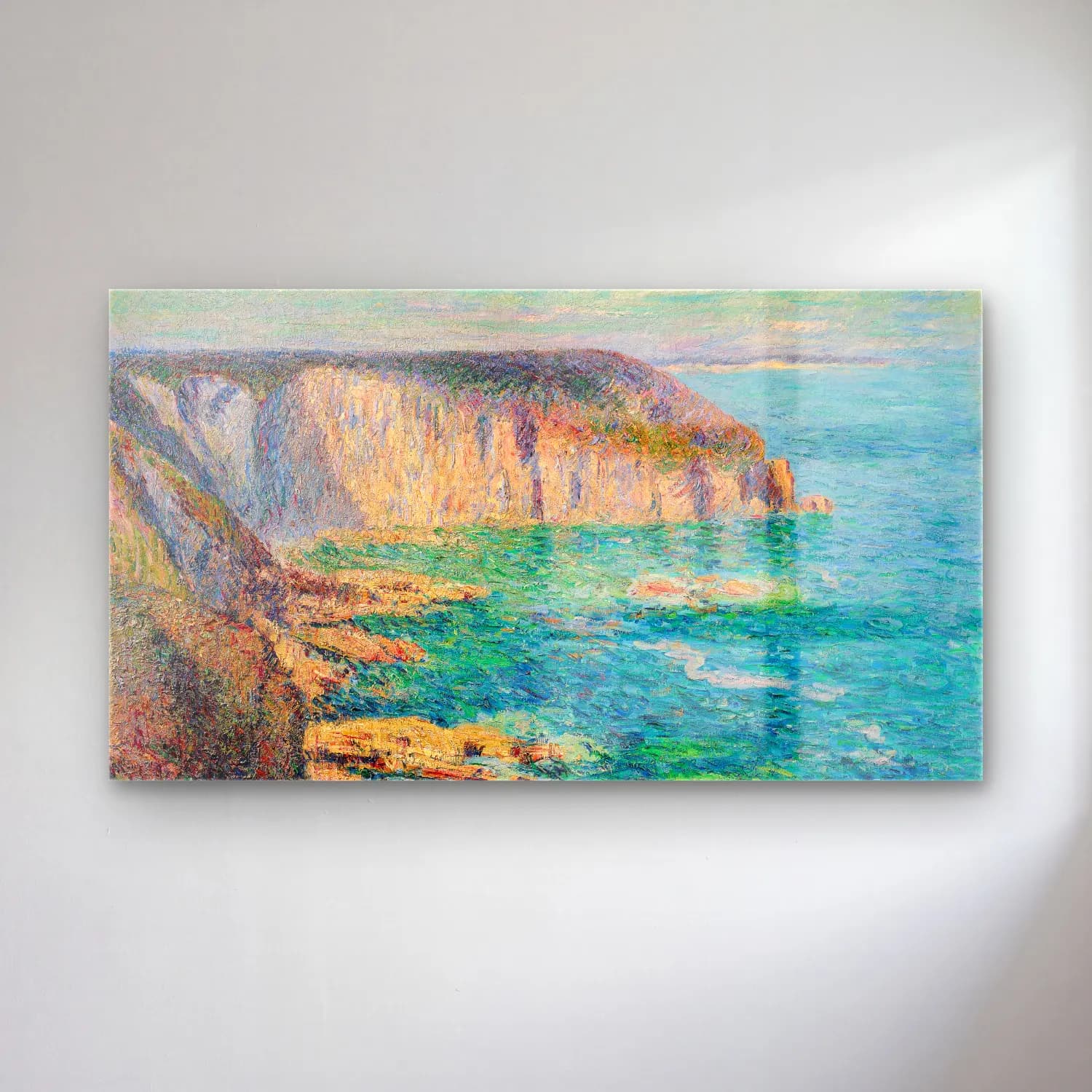 Gustave Loiseau – La Pointe du Jars, Cap Fréhel cam tablo — Gustave Loiseau – La Pointe du Jars, Cap Fréhel — empresyonist i̇talyan sahili