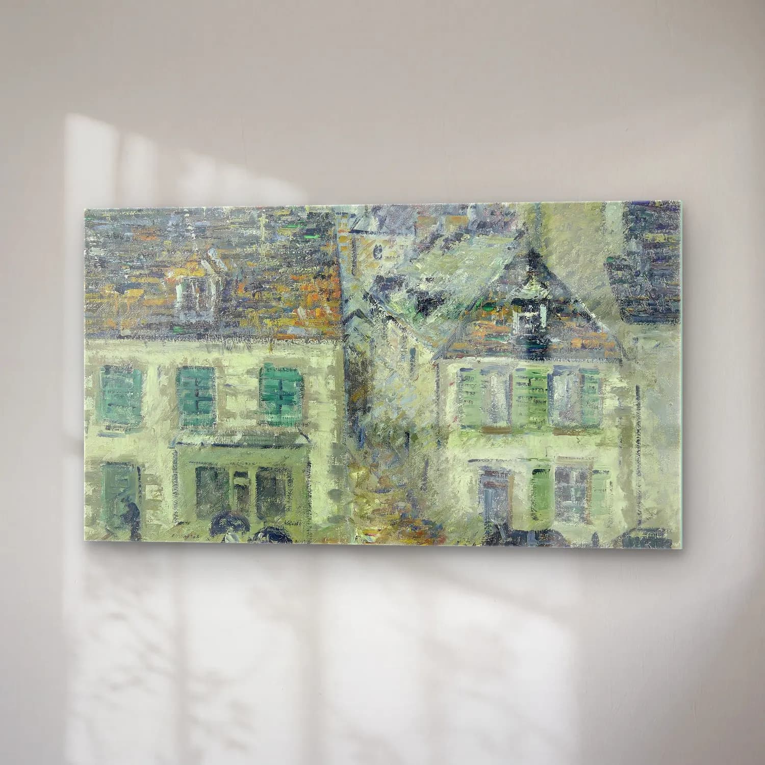 Gustave Loiseau – La pluie à Pont-Aven cam tablo — sağ açıdan görünüm