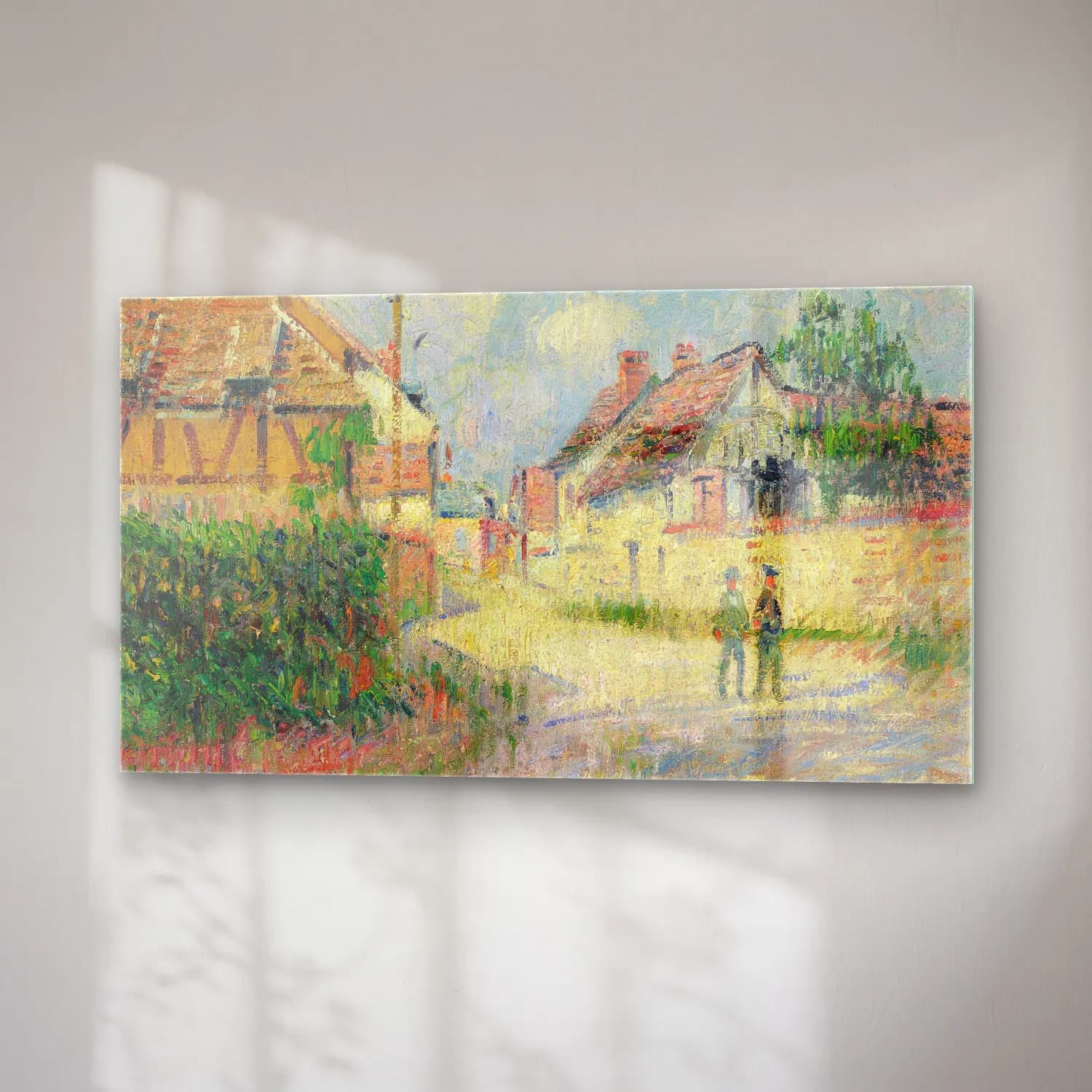 Gustave Loiseau – La route de Tournedos cam tablo — sağ açıdan görünüm