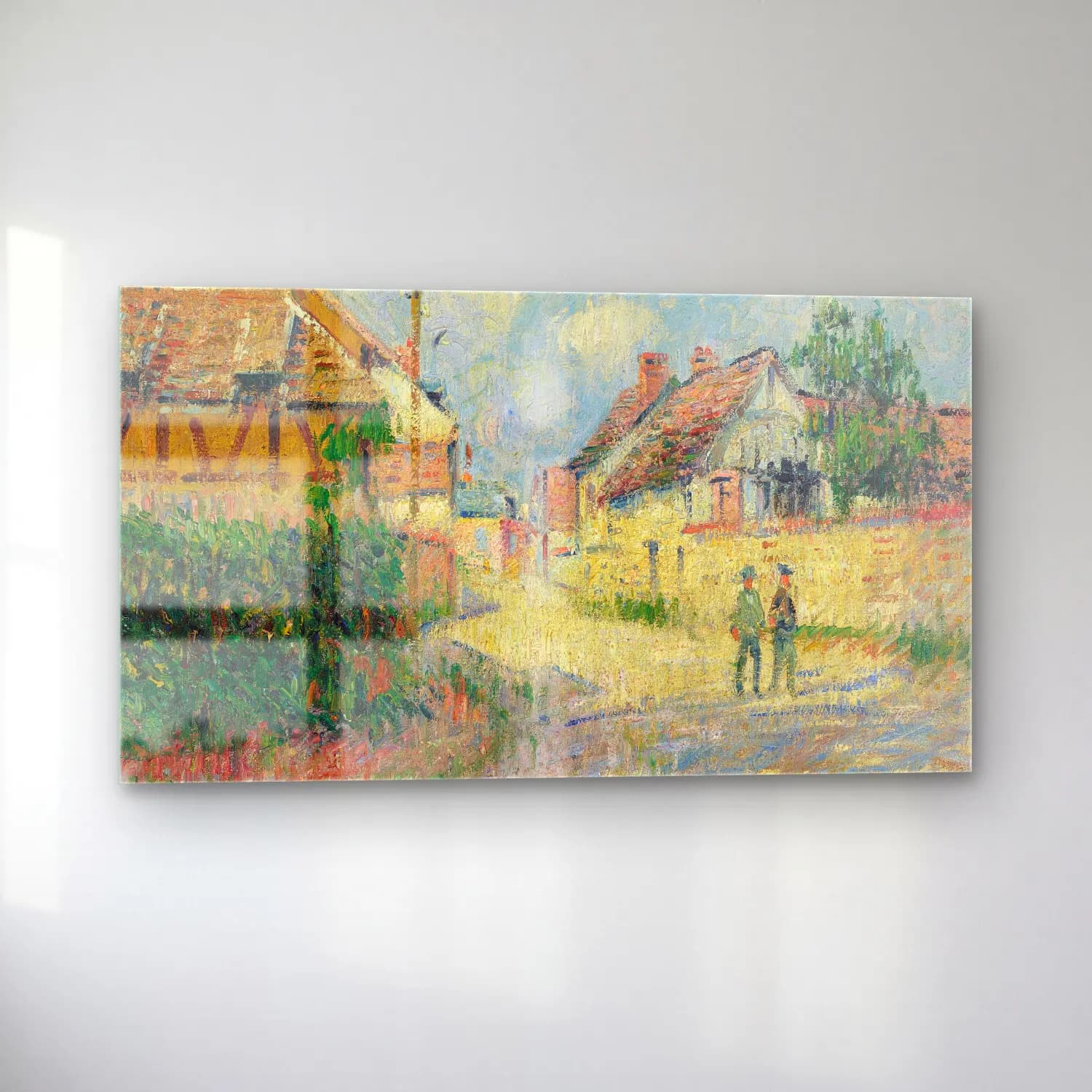 Gustave Loiseau – La route de Tournedos cam tablo — sol açıdan görünüm