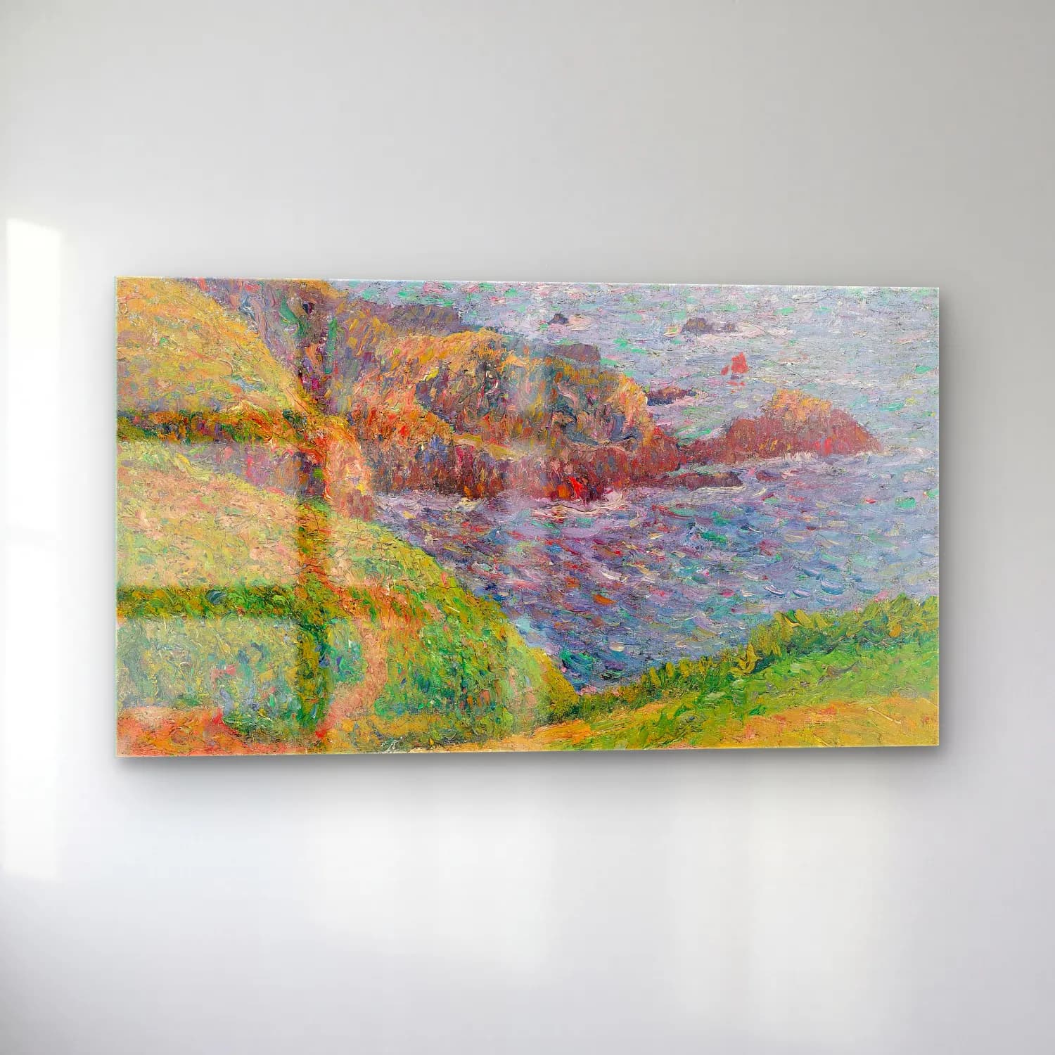 Gustave Loiseau – Le Bras De Mer cam tablo — sol açıdan görünüm
