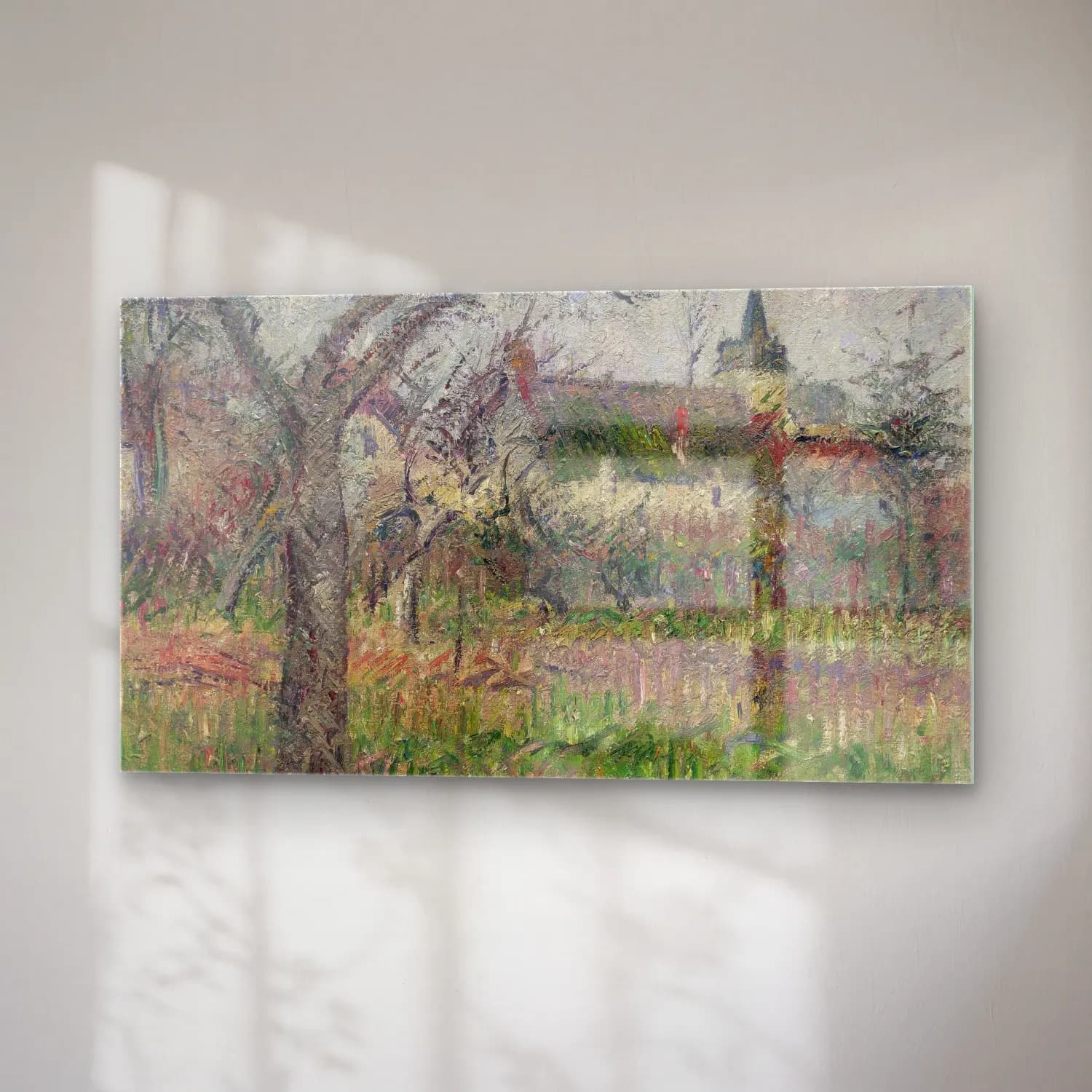 Gustave Loiseau – Le Clos de Monsieur Janson, le Vaudreuil, Eure cam tablo — sağ açıdan görünüm