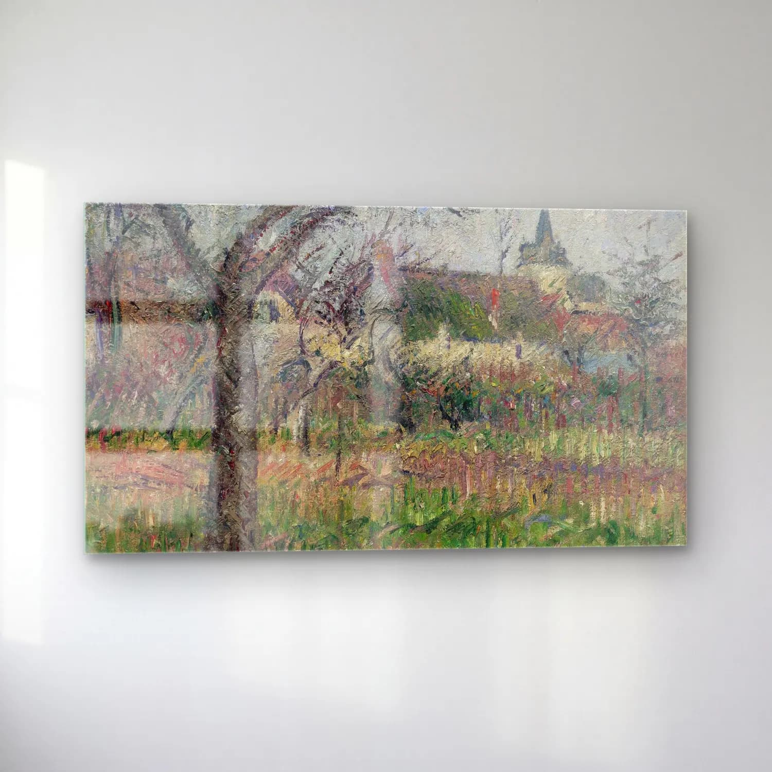 Gustave Loiseau – Le Clos de Monsieur Janson, le Vaudreuil, Eure cam tablo — sol açıdan görünüm