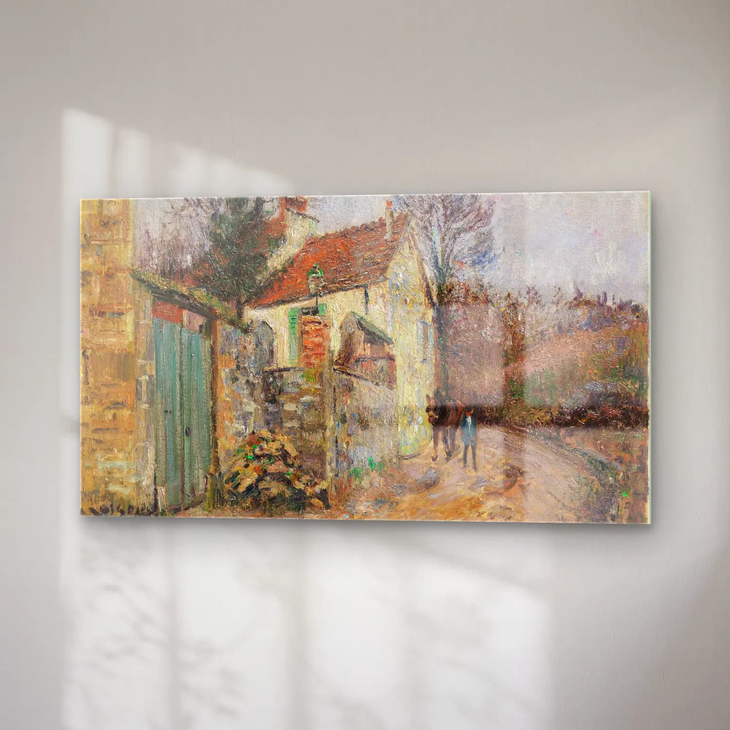 Gustave Loiseau – Le chemin de la Plaine, Pontoise cam tablo — sağ açıdan görünüm