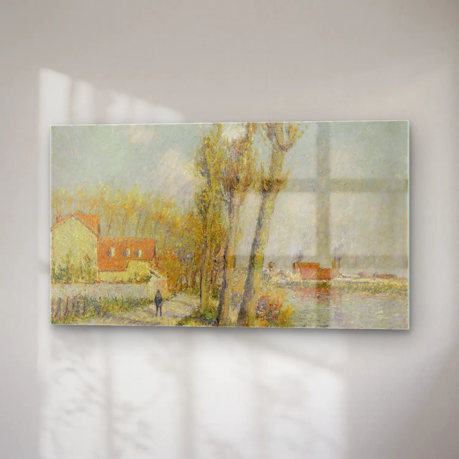 Gustave Loiseau – L’Oise à Pontoise cam tablo — sağ açıdan görünüm