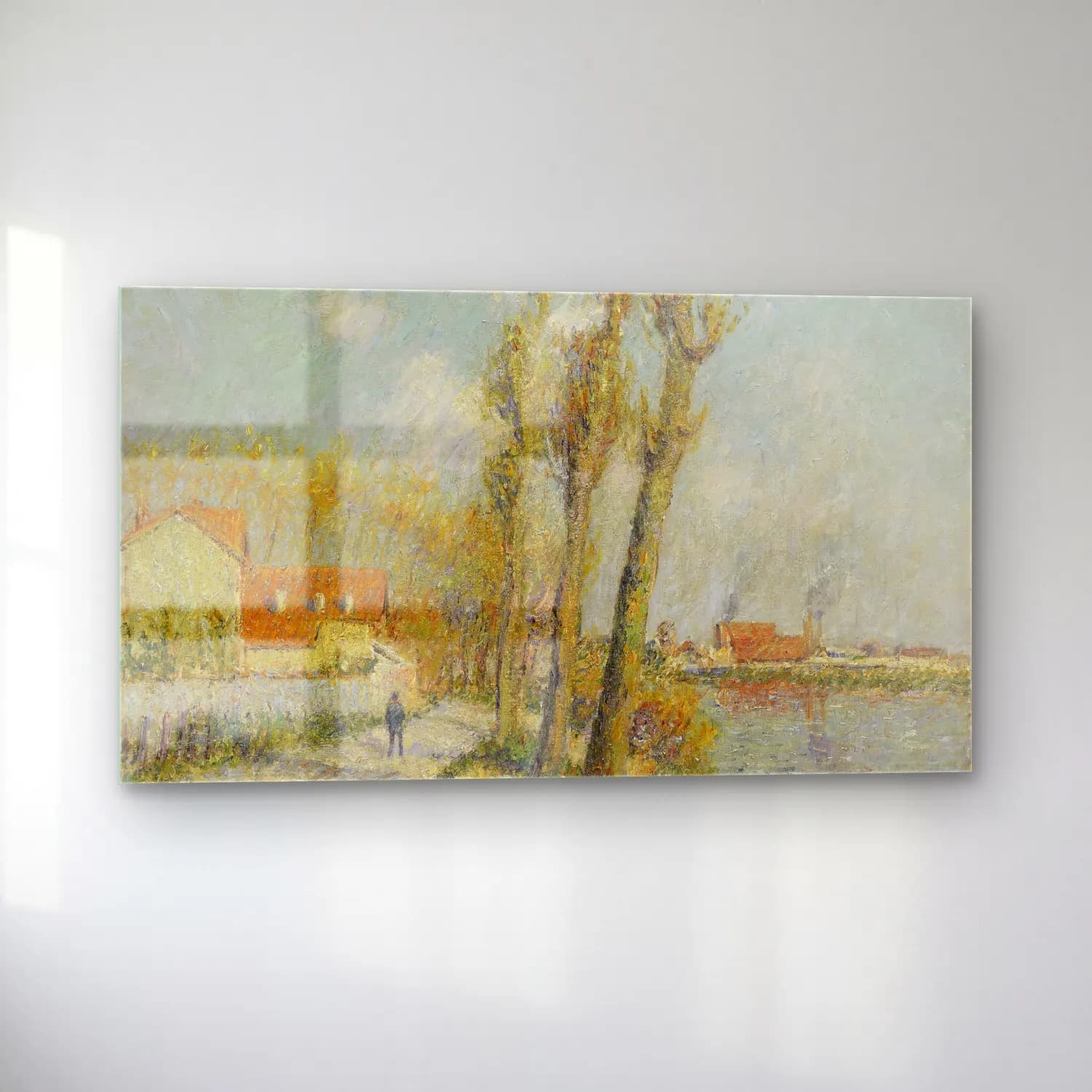 Gustave Loiseau – L’Oise à Pontoise cam tablo — sol açıdan görünüm
