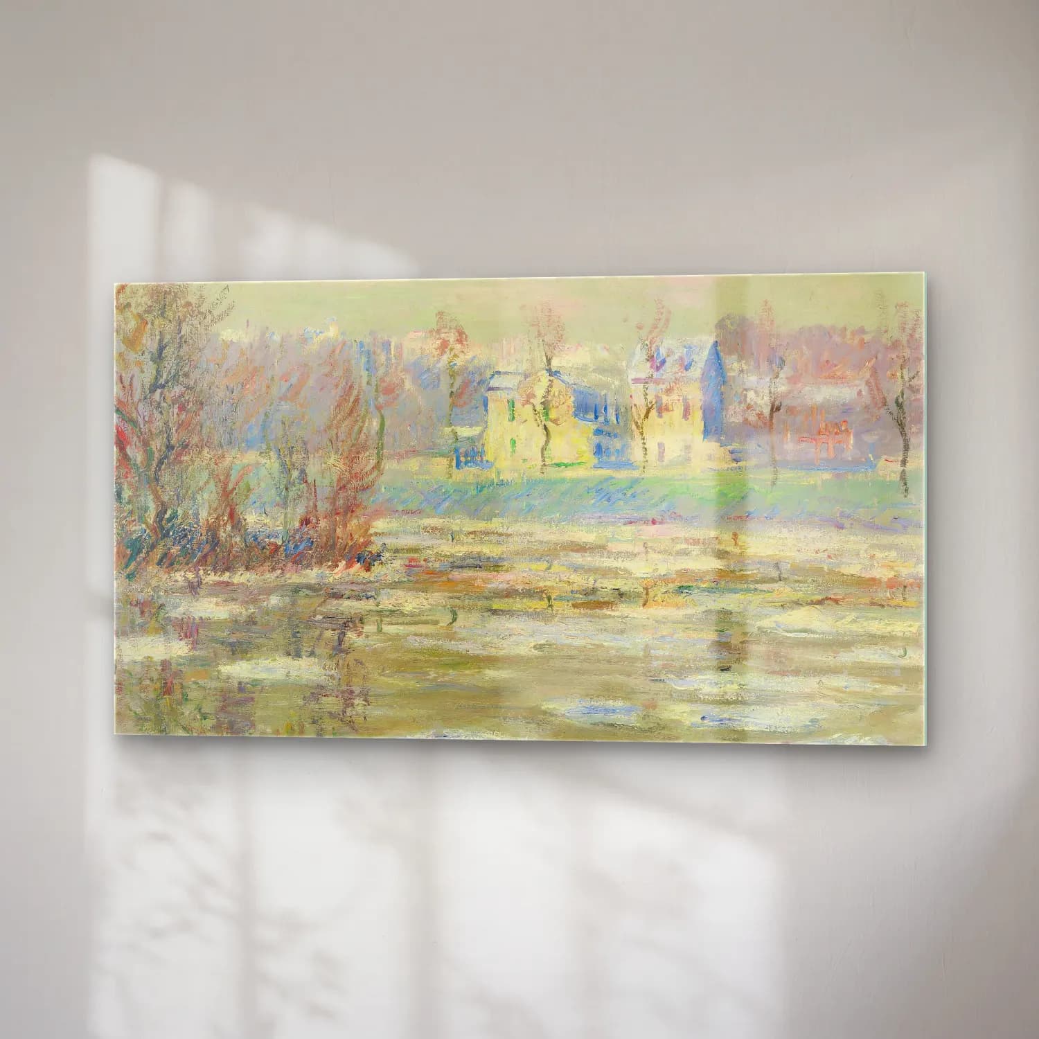 Gustave Loiseau – L’oise En Hiver cam tablo — sağ açıdan görünüm