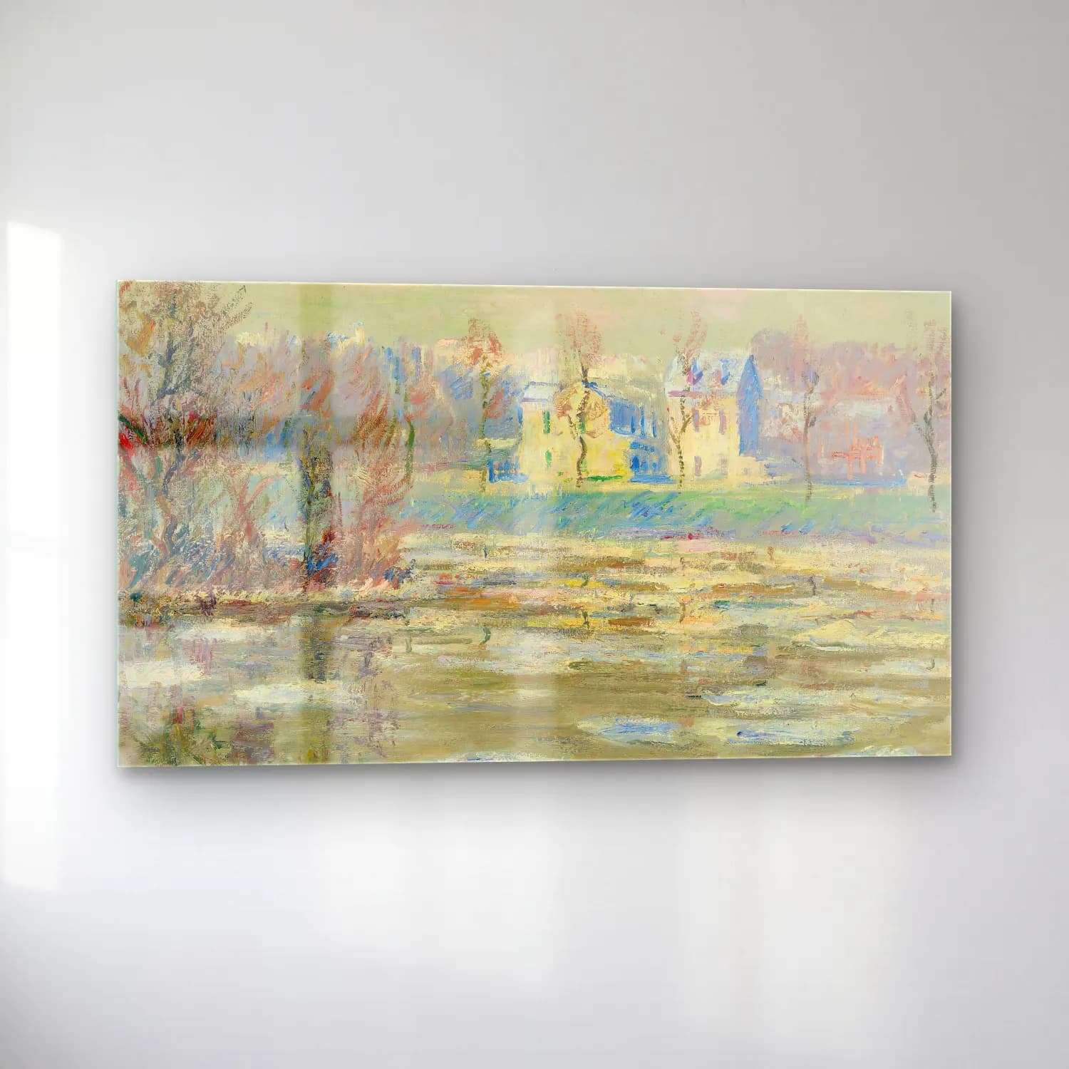 Gustave Loiseau – L’oise En Hiver cam tablo — sol açıdan görünüm