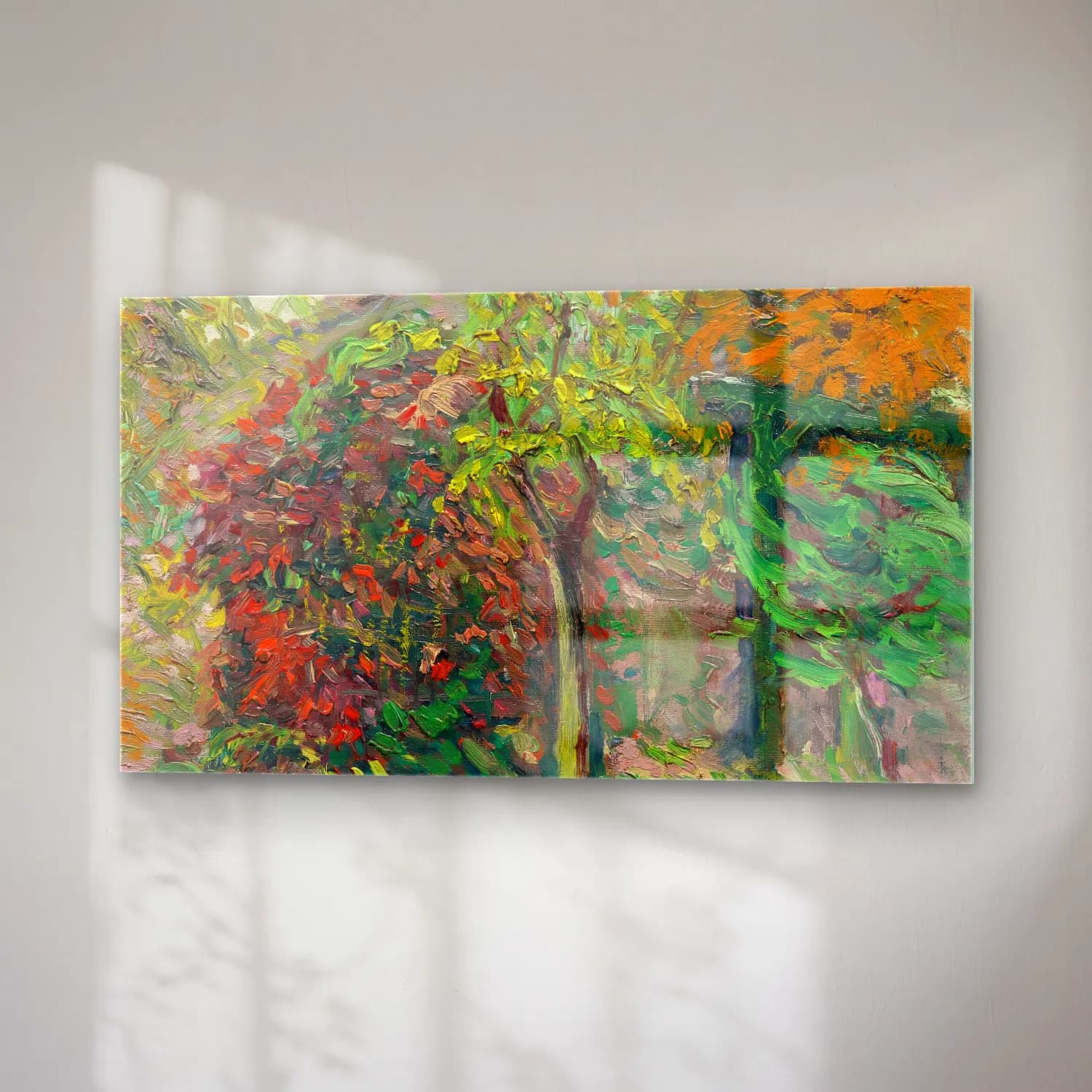 Gustave Loiseau – Maison à la campagne (circa 1900) cam tablo — sağ açıdan görünüm