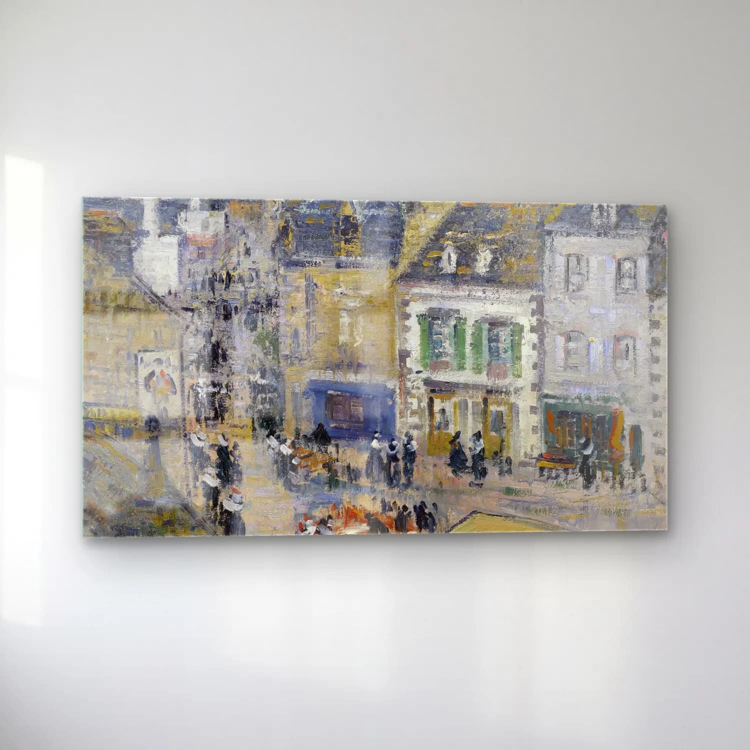 Gustave Loiseau – Marché à Pont-Aven cam tablo — sol açıdan görünüm