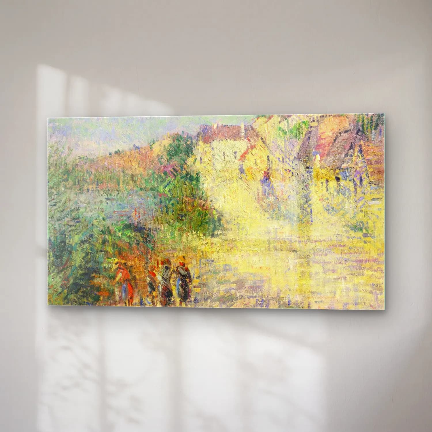 Gustave Loiseau – Paysage de Dordogne (circa 1926) cam tablo — sağ açıdan görünüm