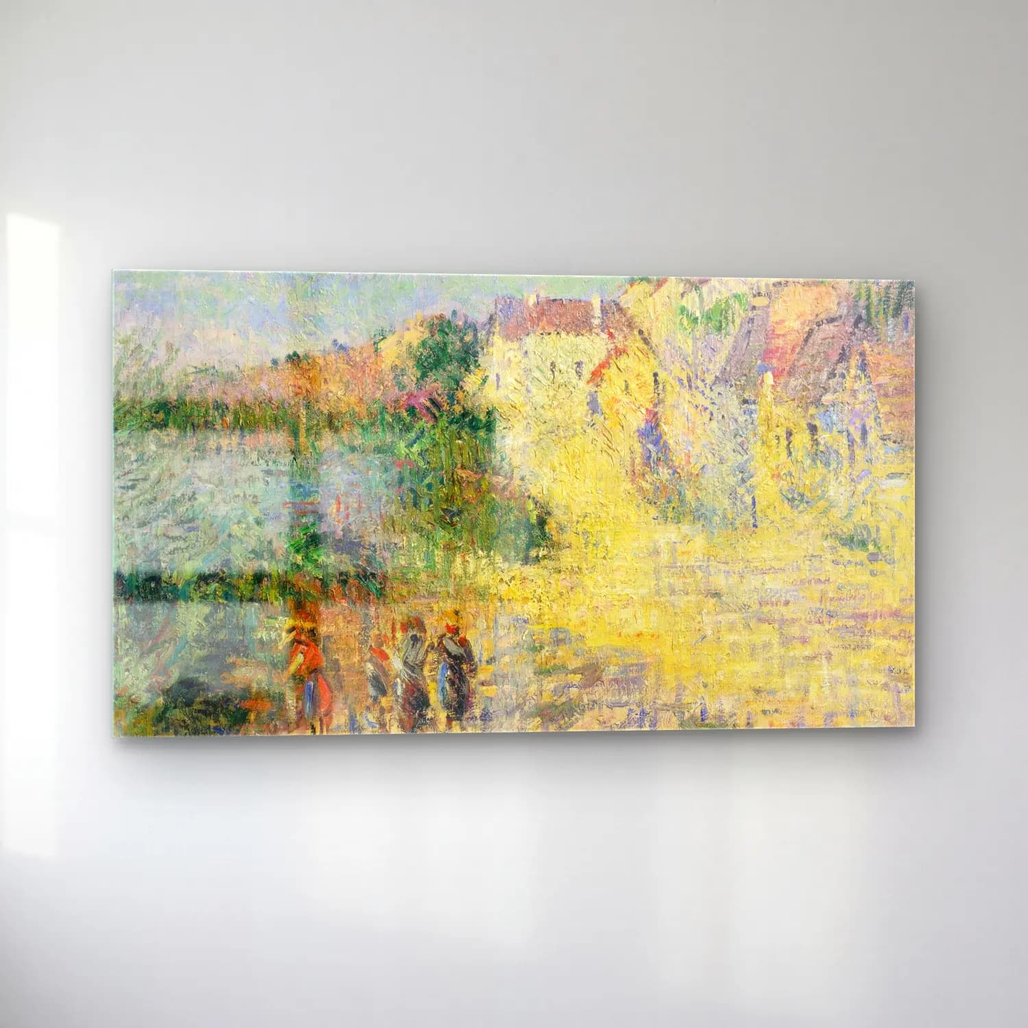 Gustave Loiseau – Paysage de Dordogne (circa 1926) cam tablo — sol açıdan görünüm