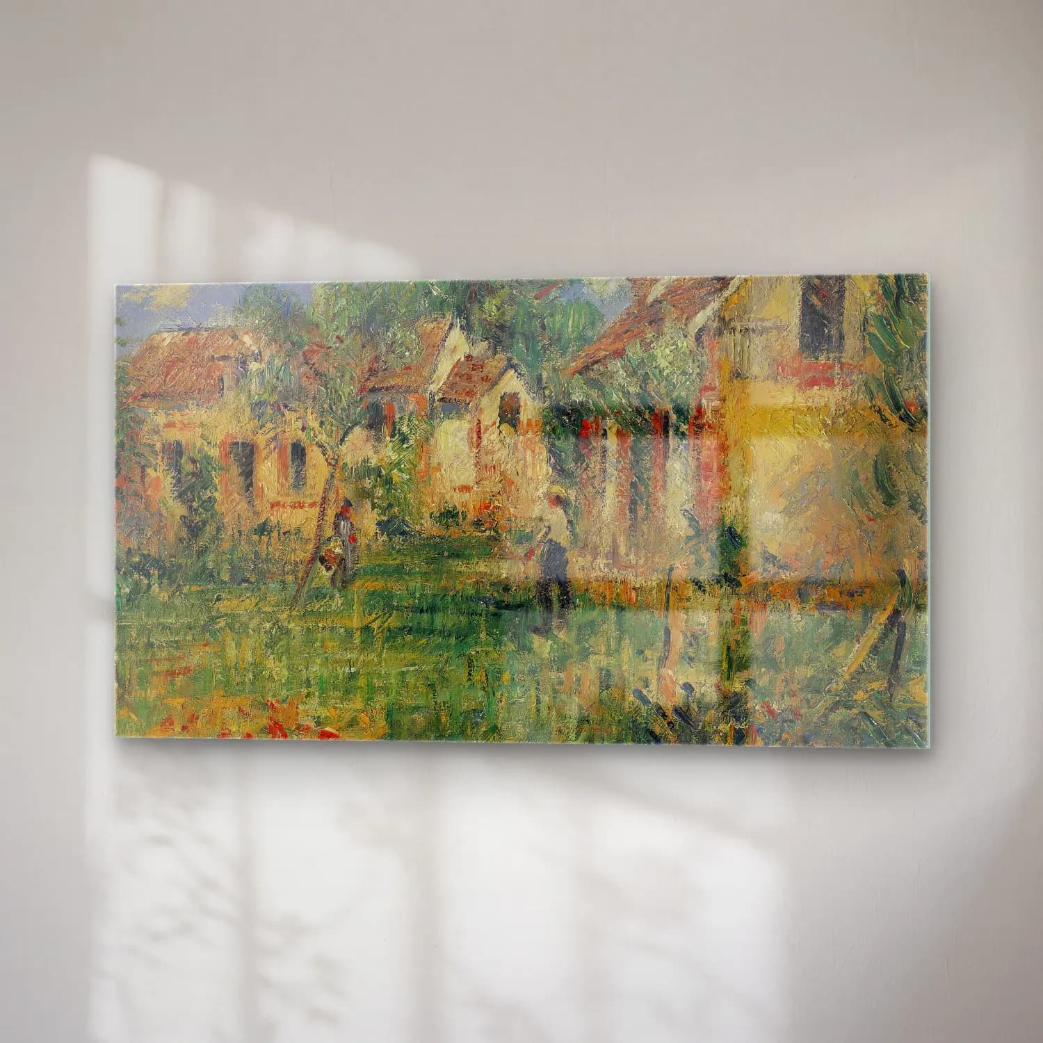 Gustave Loiseau – Petite Ferme Aux Environs De Caen cam tablo — sağ açıdan görünüm