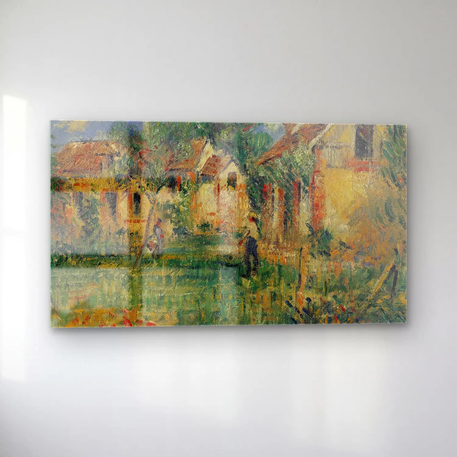 Gustave Loiseau – Petite Ferme Aux Environs De Caen cam tablo — sol açıdan görünüm