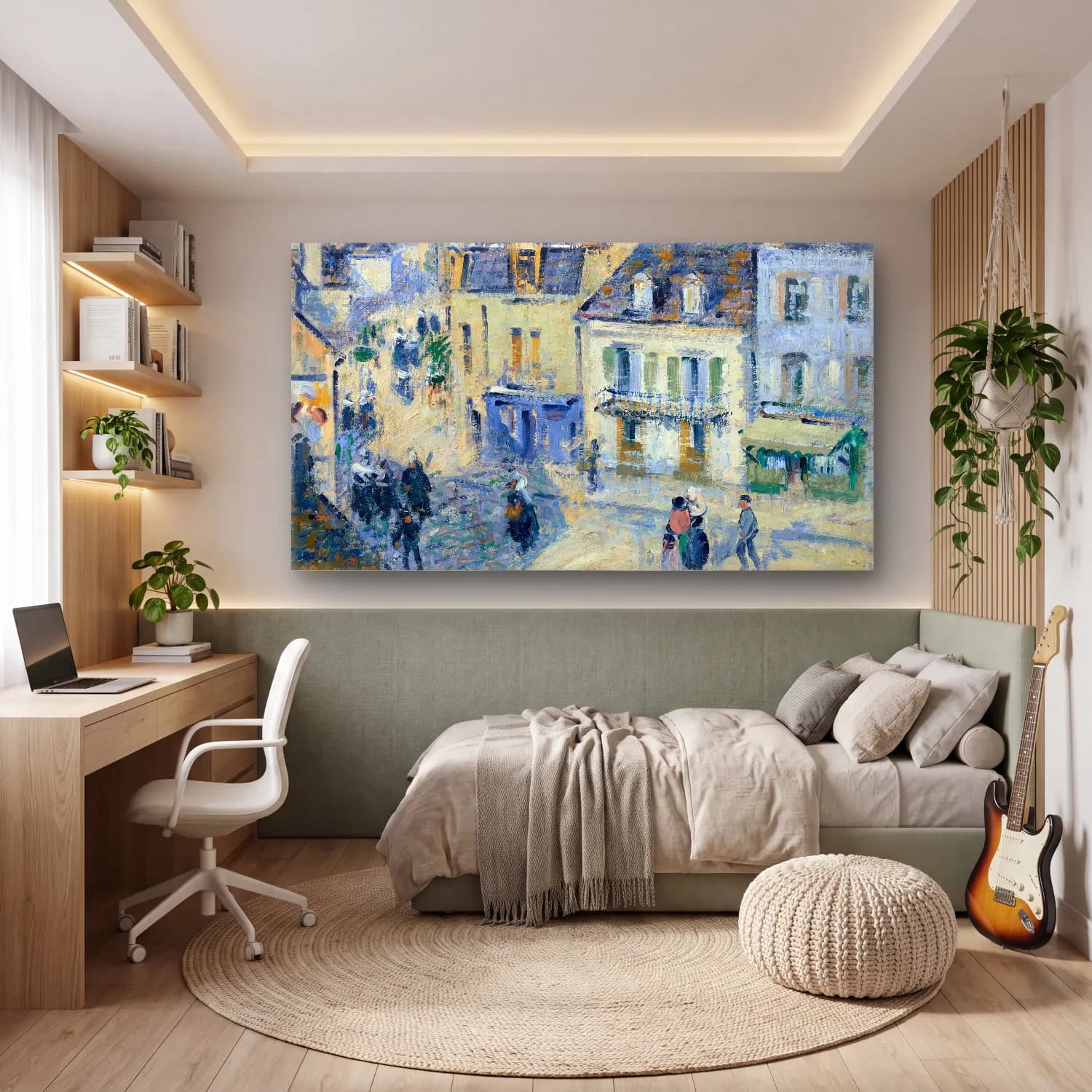 Gustave Loiseau – Pont-Aven cam tablo — genç odasında