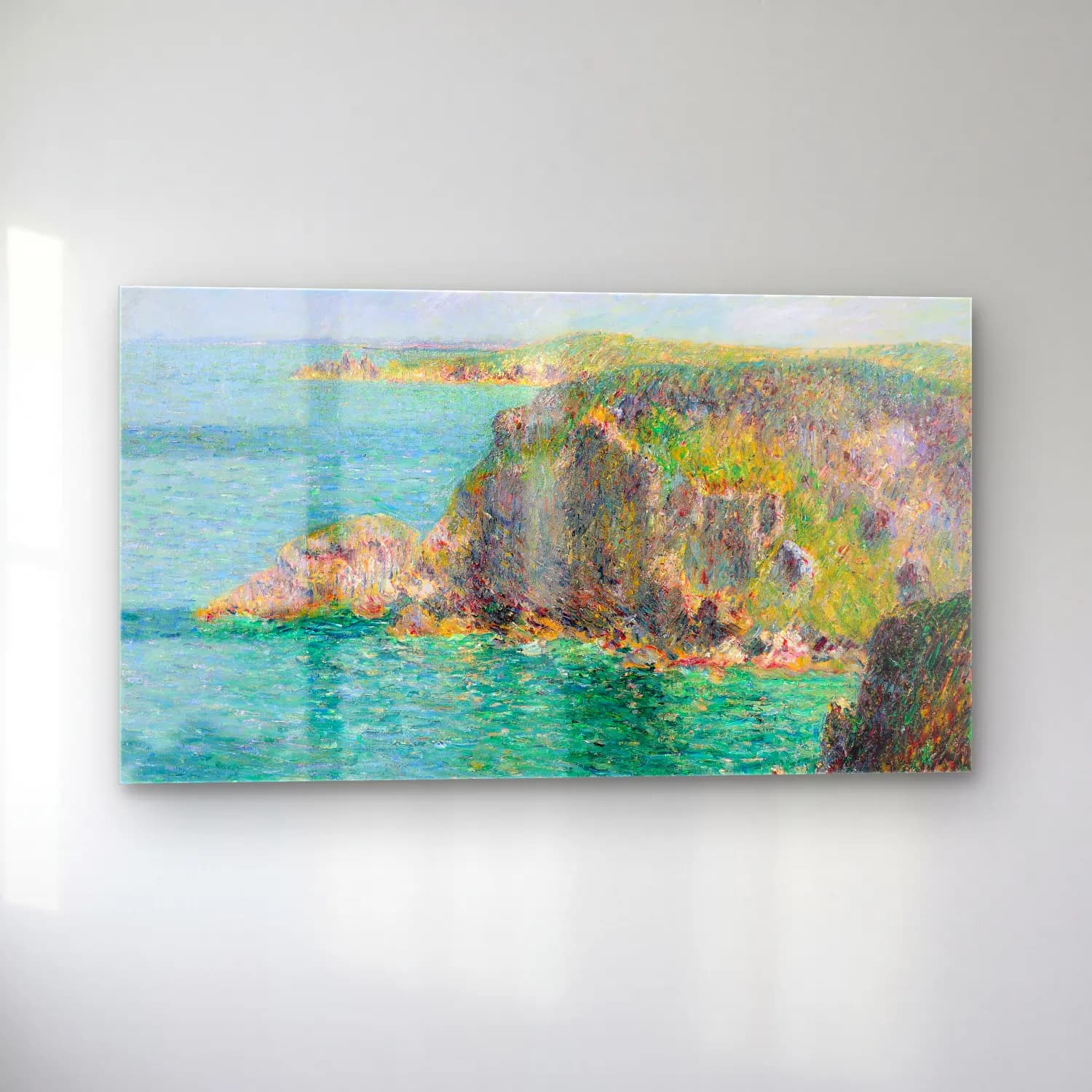 Gustave Loiseau – Rocher la Teignouse, Cap Fréhel cam tablo — sol açıdan görünüm