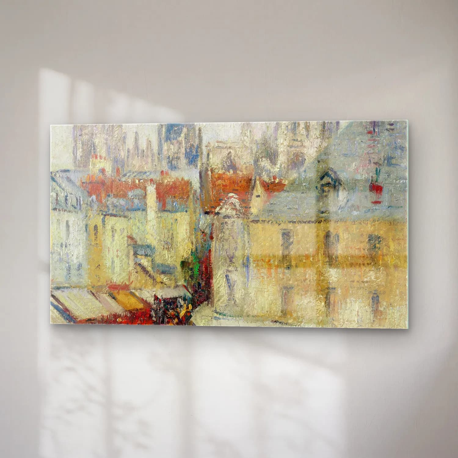 Gustave Loiseau – Rue De L’épicerie À Rouen cam tablo — sağ açıdan görünüm