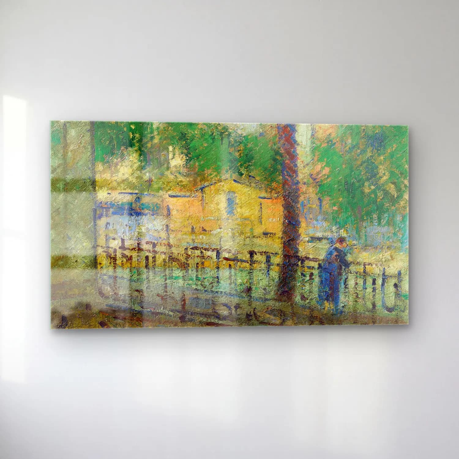 Gustave Loiseau – Vue prise de ma fenêtre, quai d’Anjou cam tablo — sol açıdan görünüm