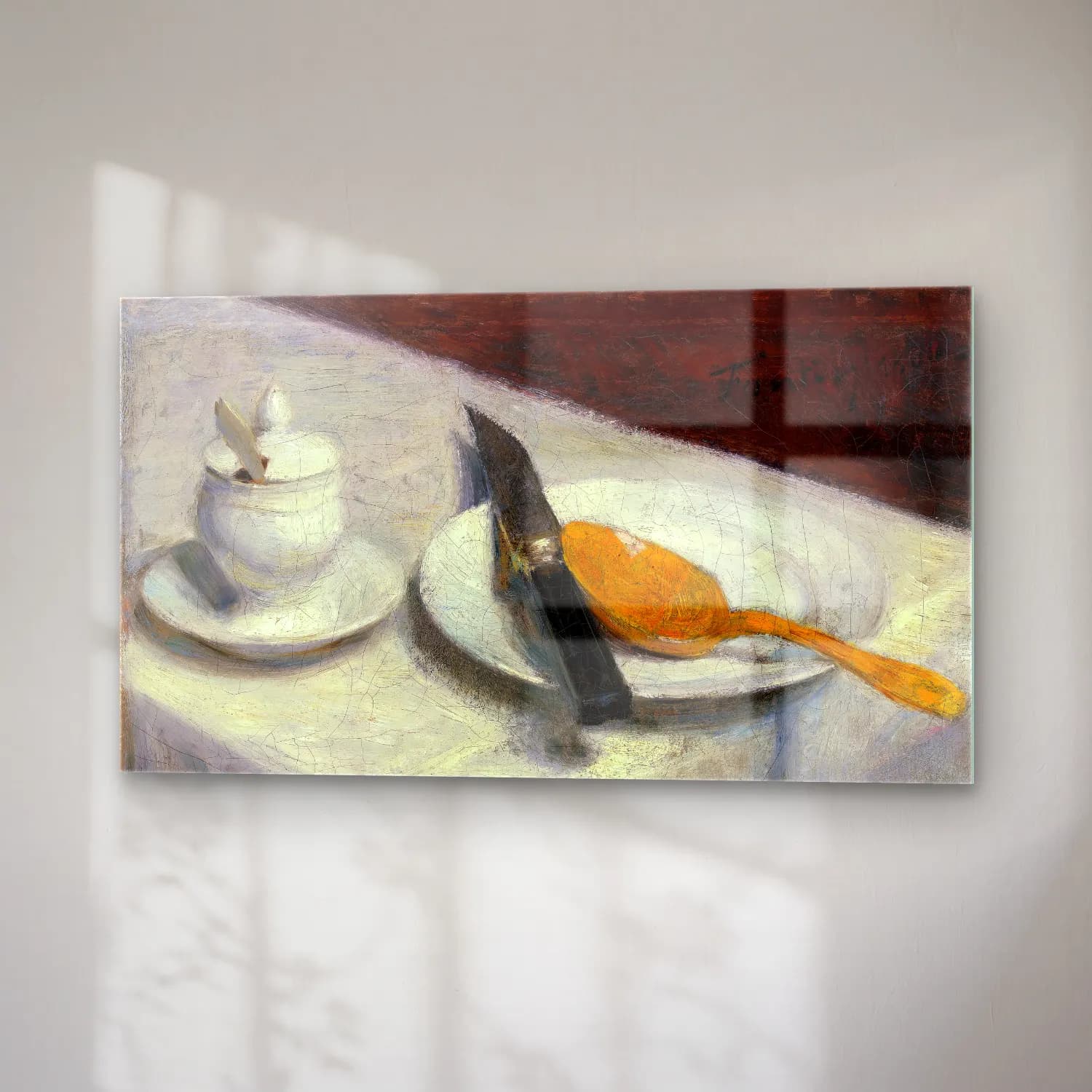 Henri Fantin-Latour – Still Life with Mustard Pot cam tablo — sağ açıdan görünüm