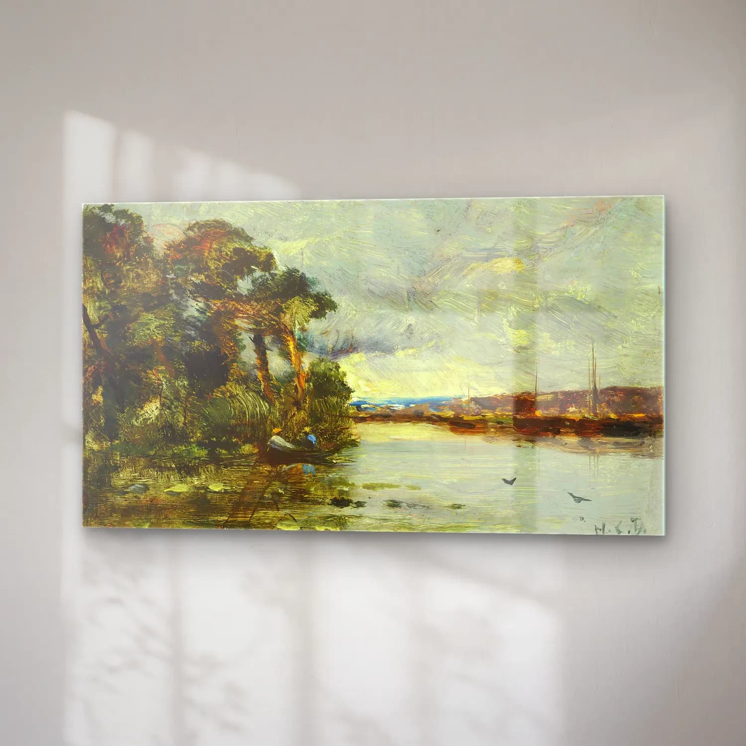 Hippolyte Camille Delpy – Canal De Pantin cam tablo — sağ açıdan görünüm