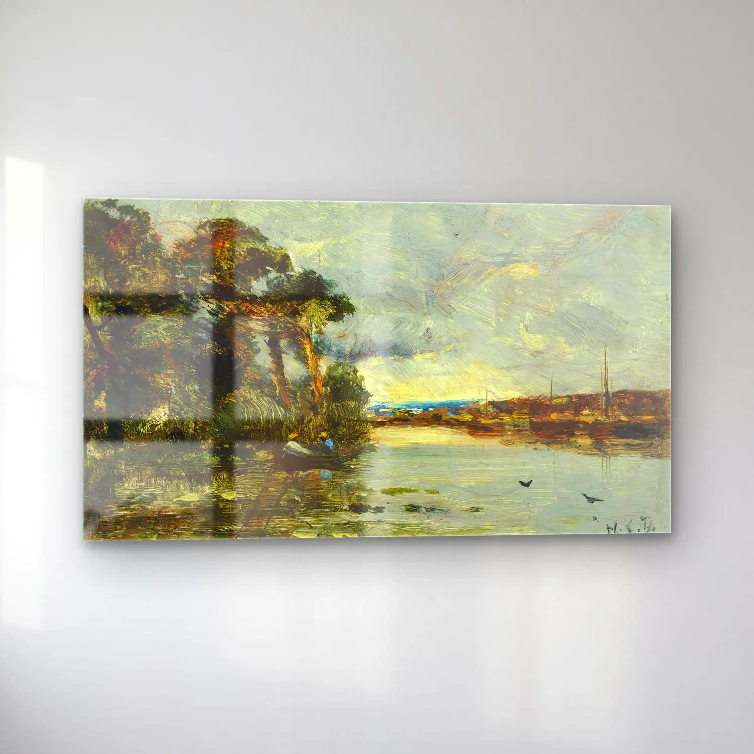 Hippolyte Camille Delpy – Canal De Pantin cam tablo — sol açıdan görünüm