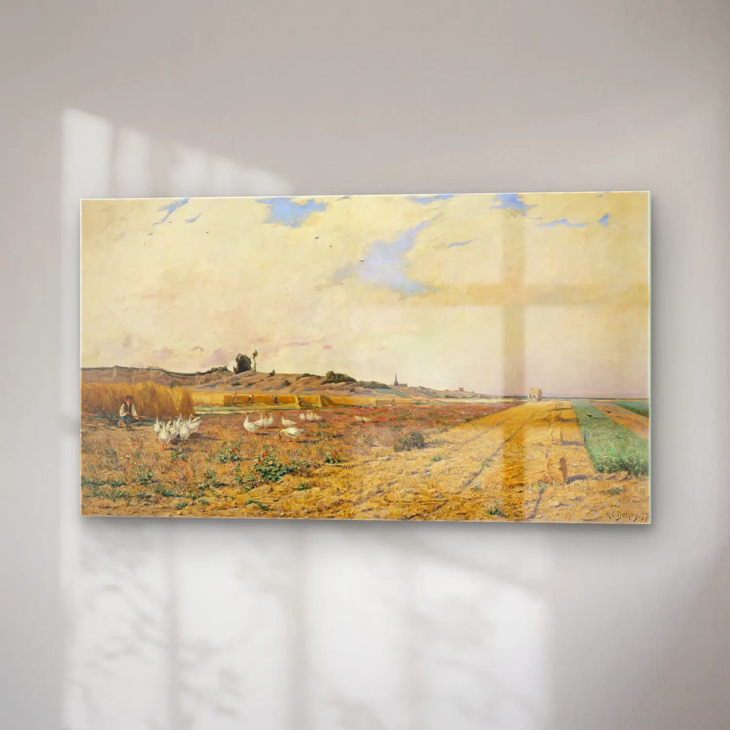 Hippolyte Camille Delpy – July cam tablo — sağ açıdan görünüm
