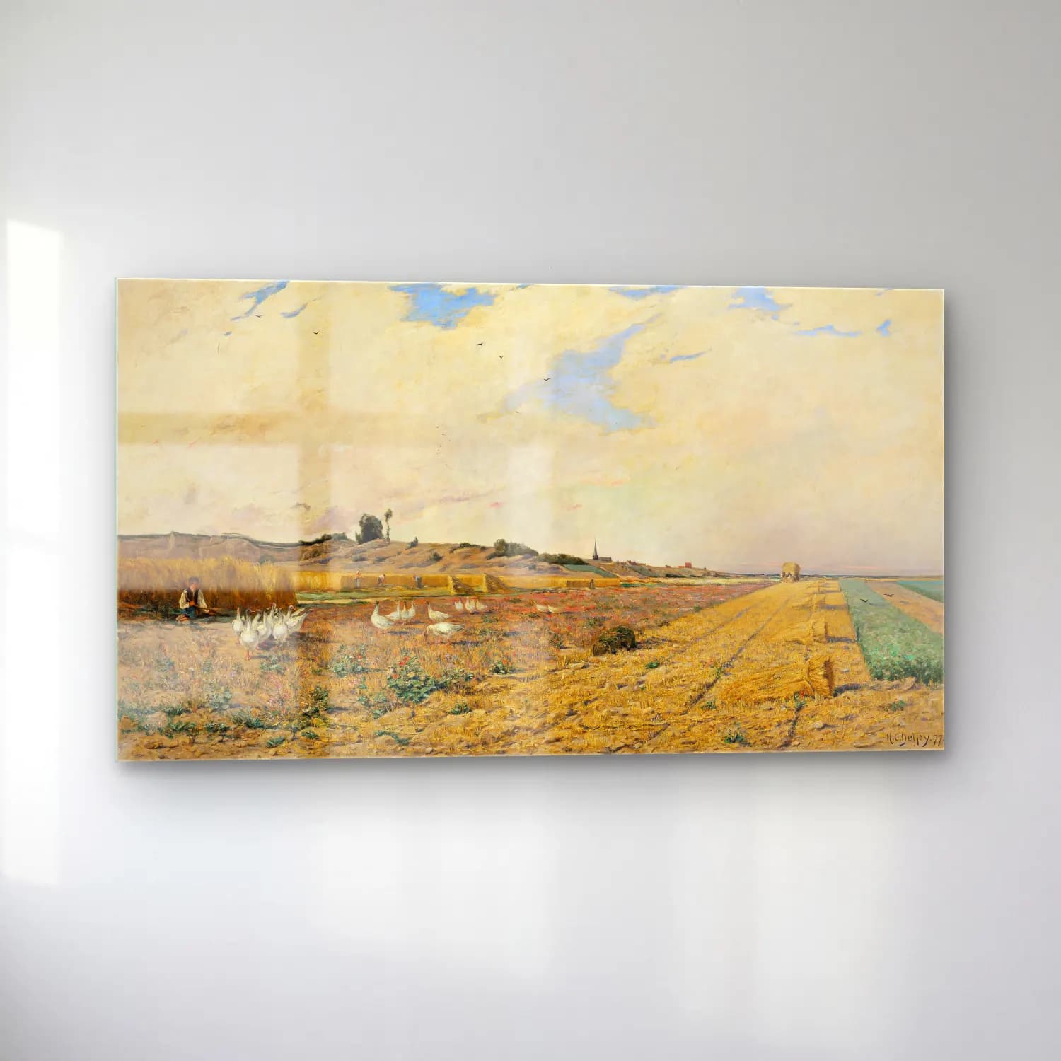 Hippolyte Camille Delpy – July cam tablo — sol açıdan görünüm
