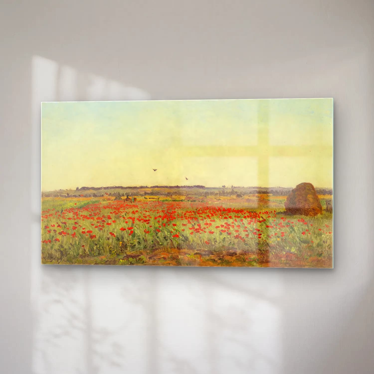 Hippolyte Camille Delpy – Le champ de coquelicot cam tablo — sağ açıdan görünüm